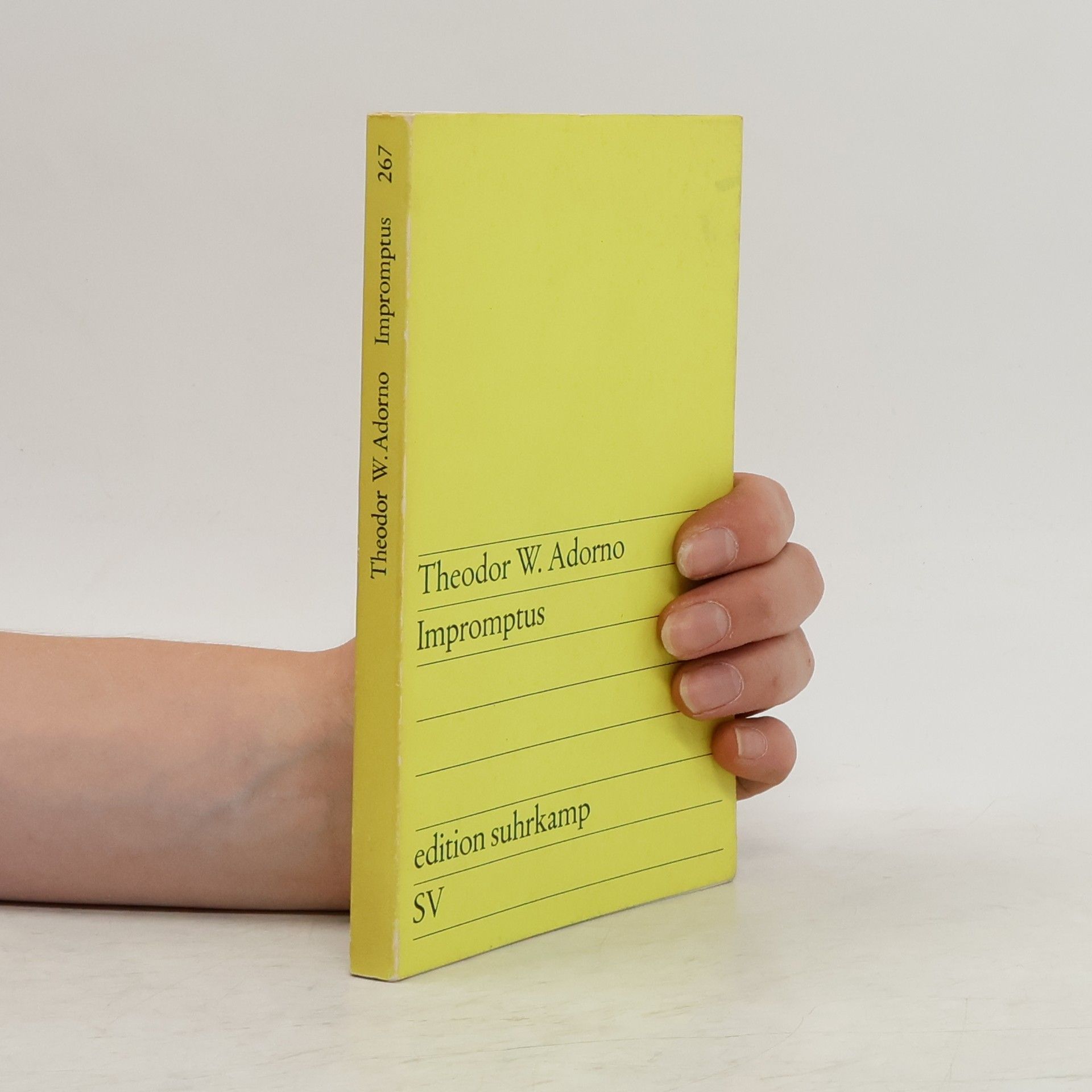 Theodor W. Adomo  Impromptus