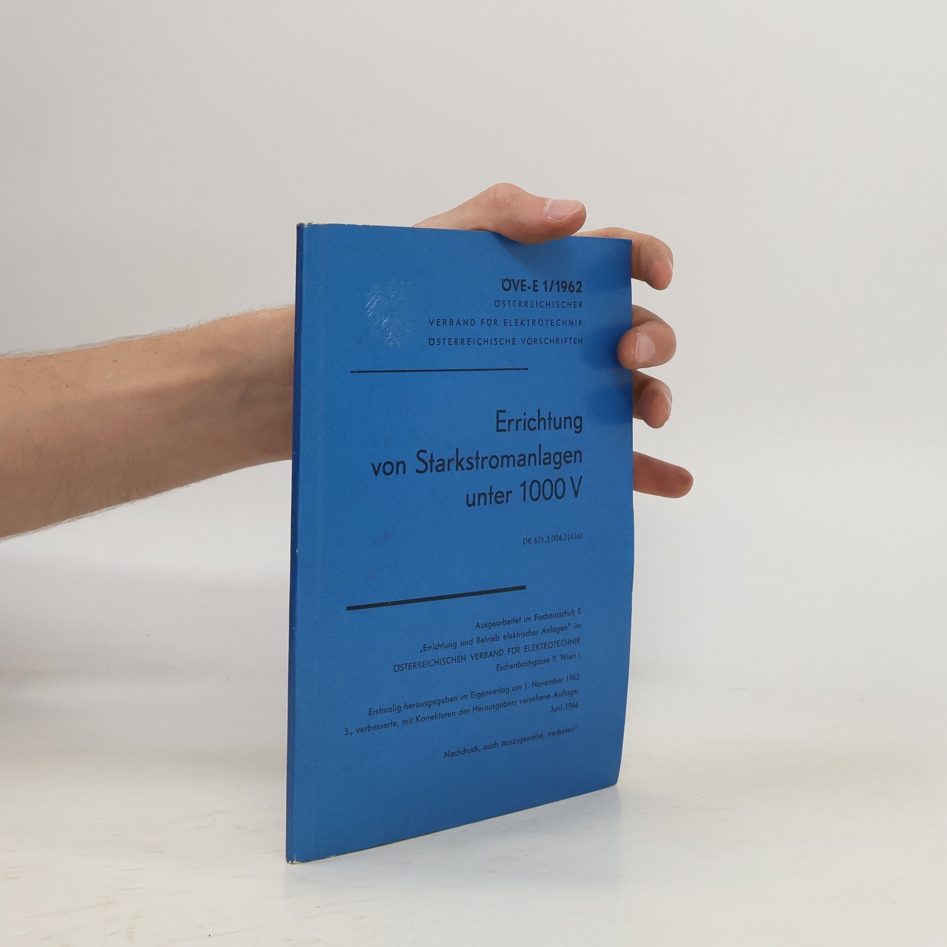 Collectif d'auteurs Errichtung von Starkstromanlagen unter 1000 V