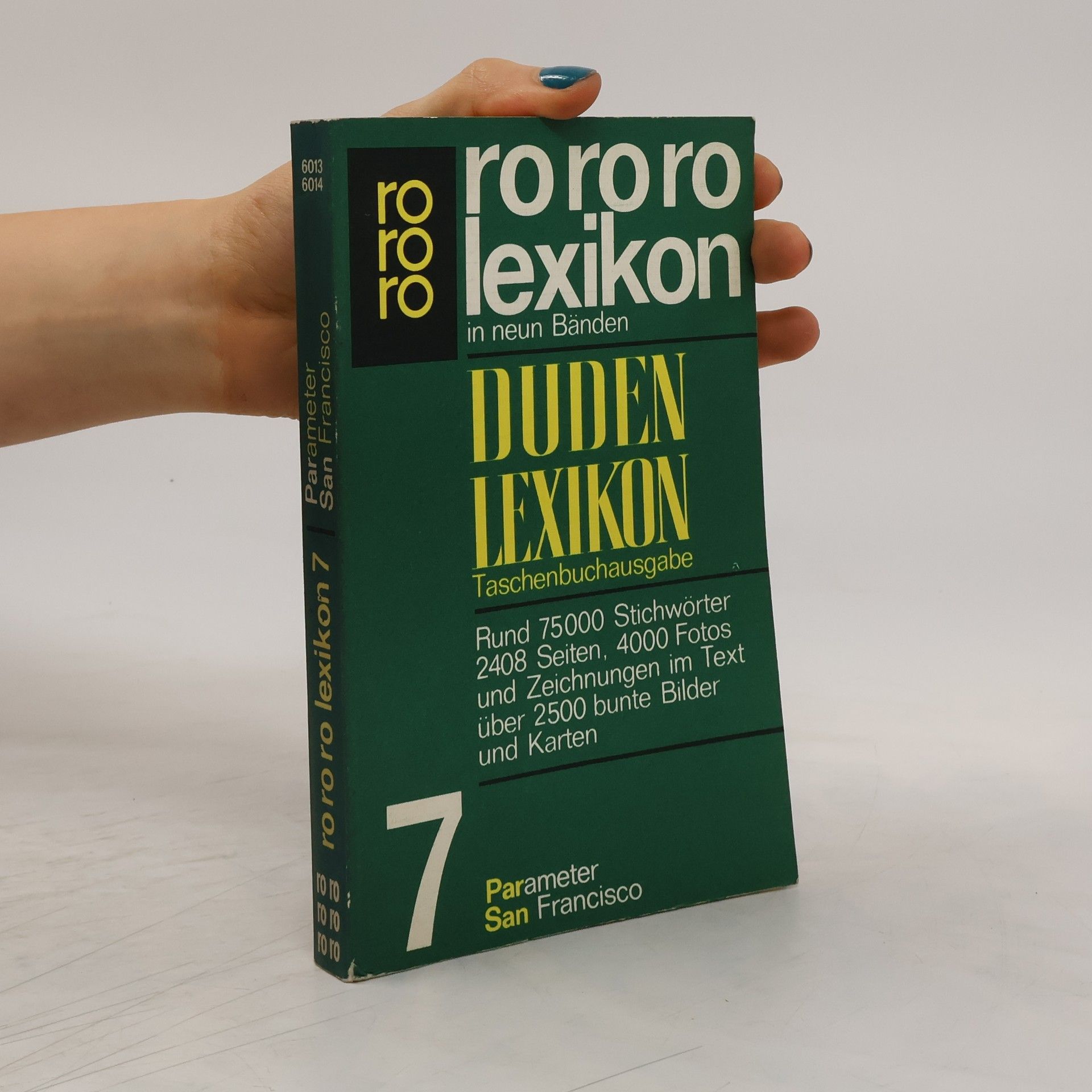 AA.VV. Rororo-Lexikon in neun Bänden. Duden-Lexikon Taschenbuchausgabe 7
