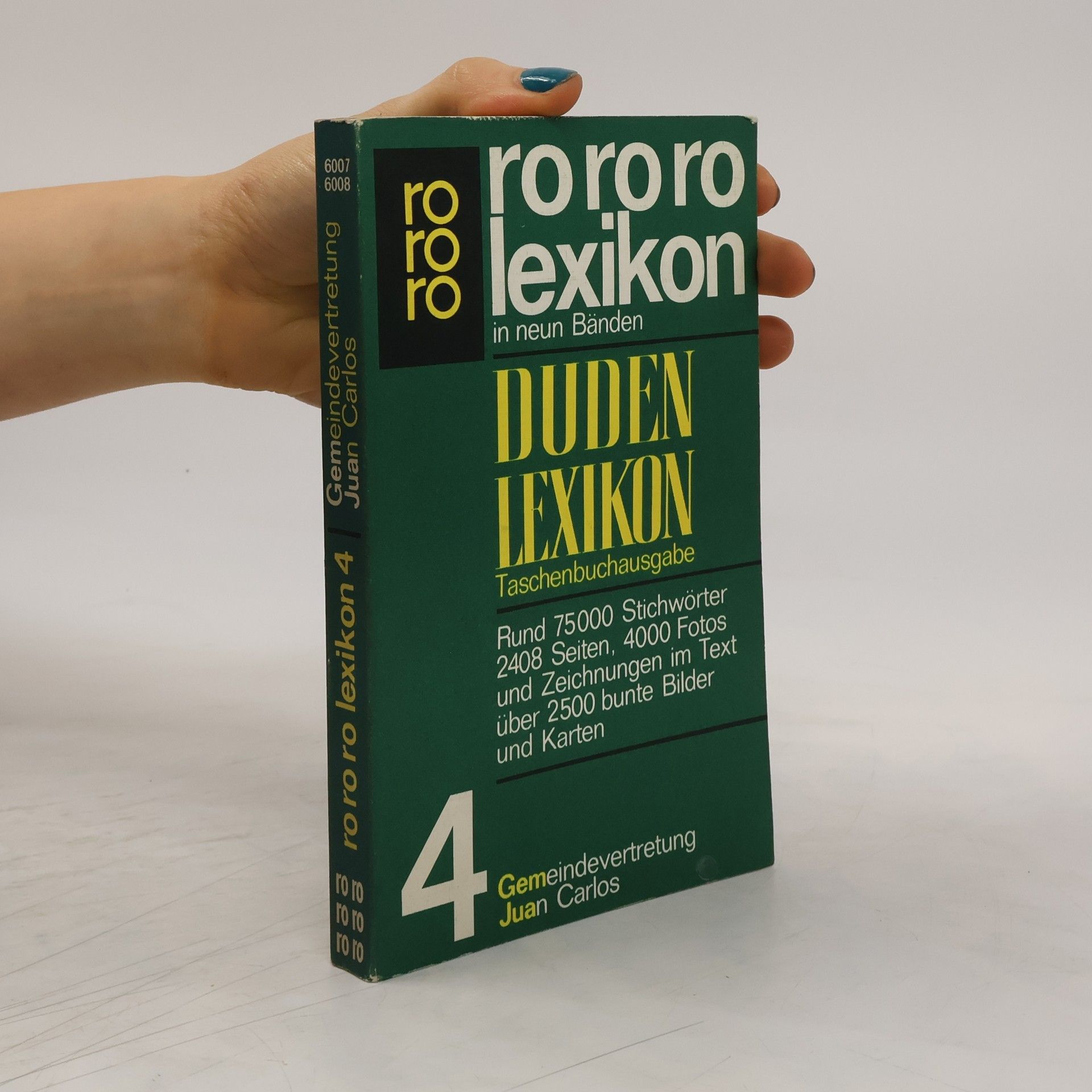 AA.VV. Rororo-Lexikon in neun Bänden: Duden-Lexikon Taschenbuchausgabe. Band 4