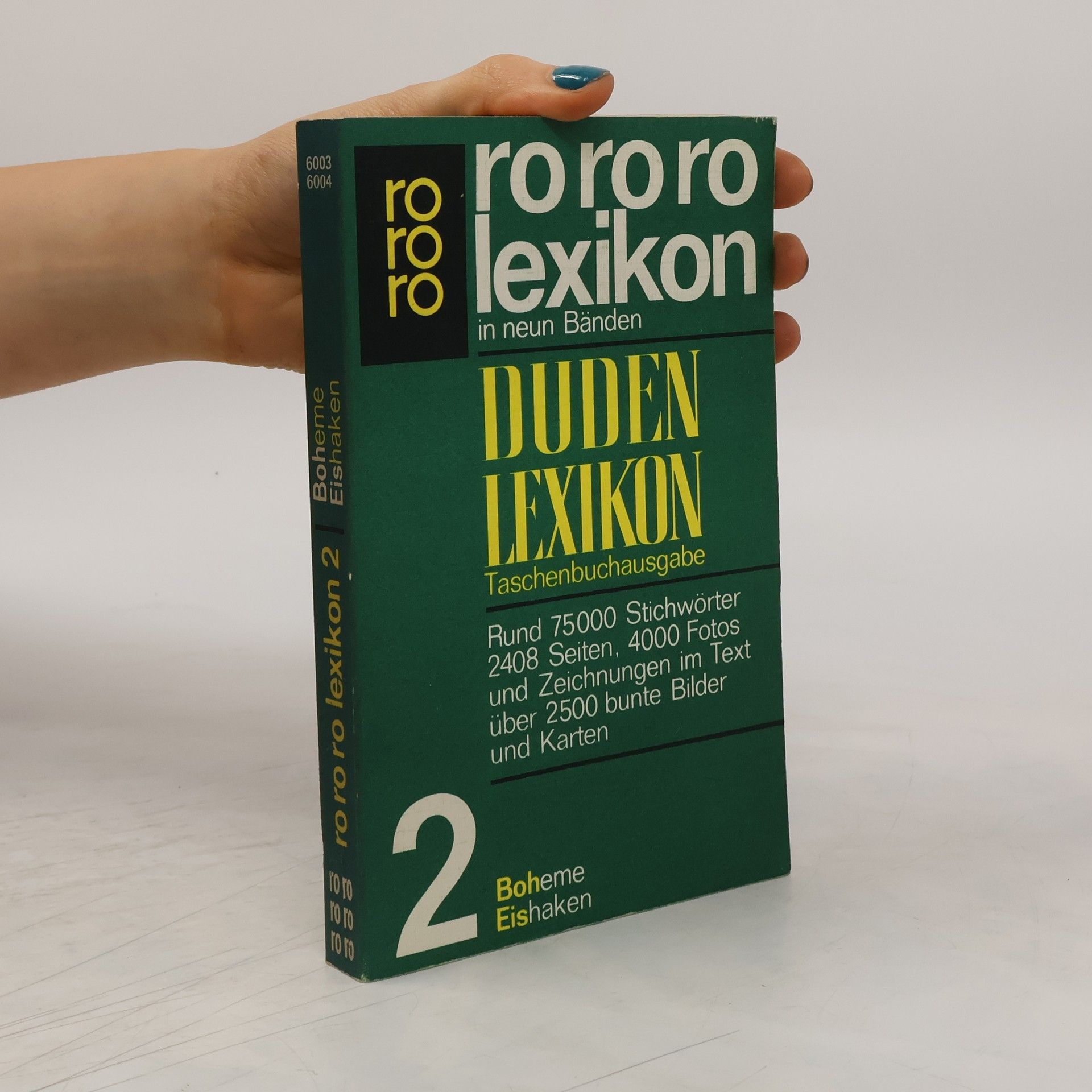 AA.VV. Rororo-Lexikon in neun Bänden. Duden-Lexikon Taschenbuchausgabe 2