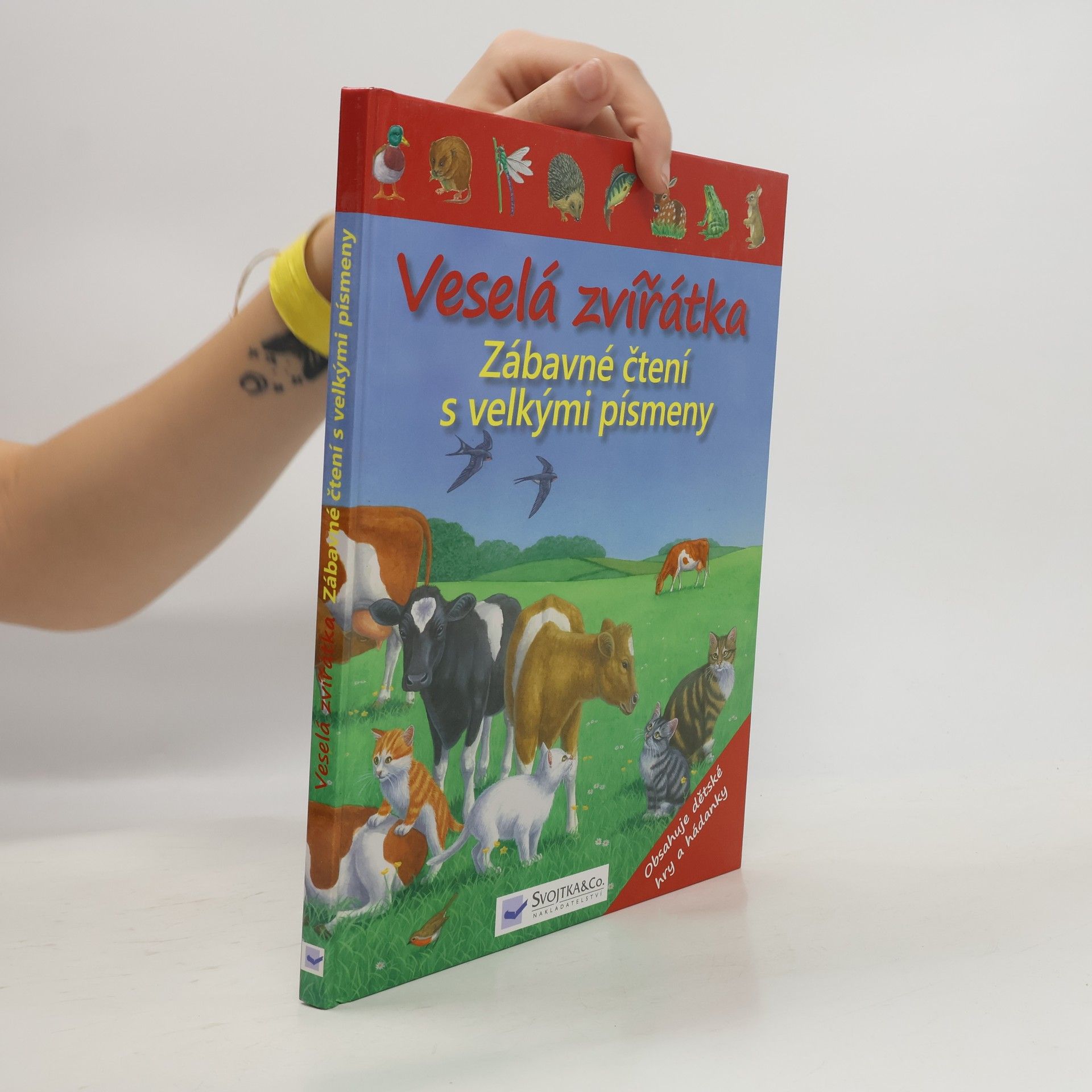 Veselá zvířátka : zábavné čtení s velkými písmeny