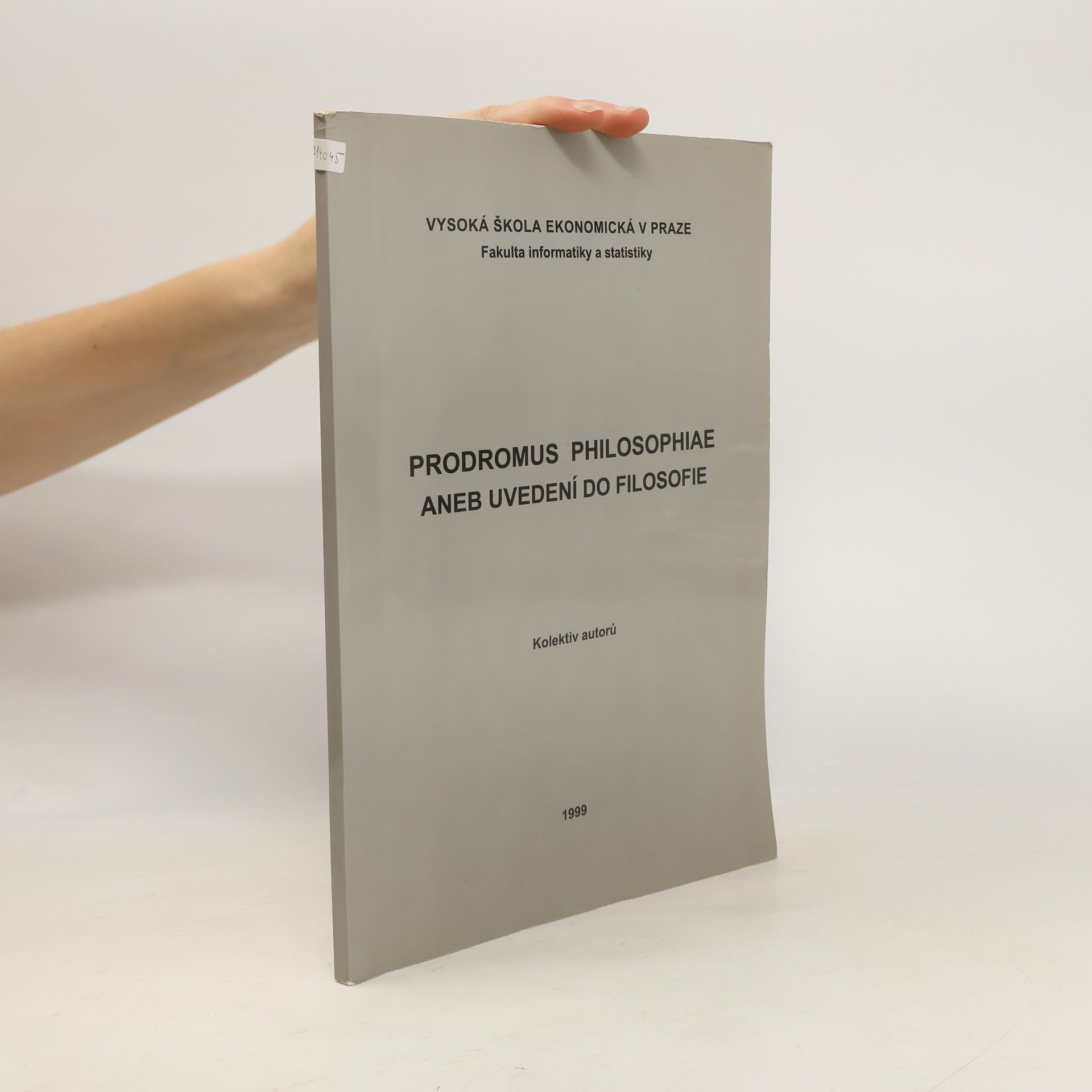 Kolektív autorov Prodromus philosophiae, aneb, Uvedení do filosofie