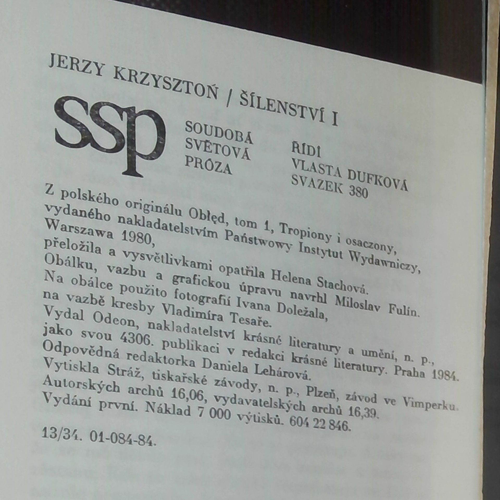 Jerzy Krzysztoń Šílenství 1-3