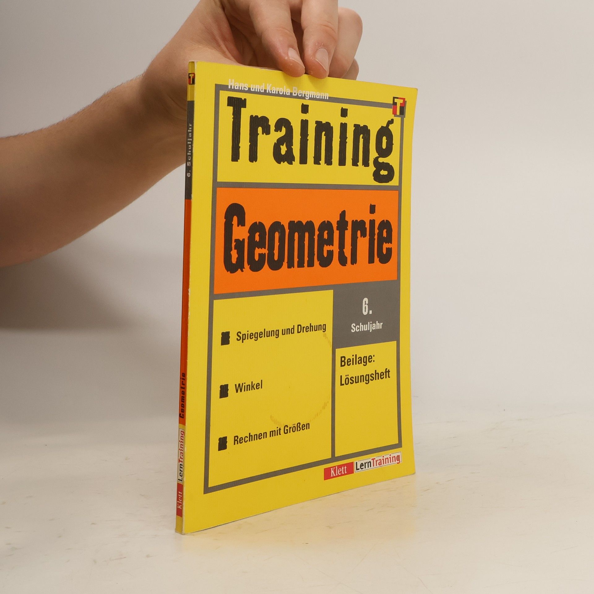 Hans Bergmann Training Geometrie - Spiegelung und Drehung, Winkel, Rechnen mit Grössen