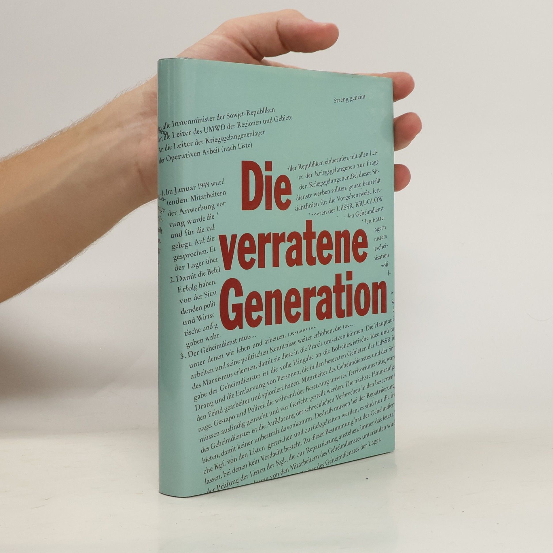 Autores varios Die verratene Generation