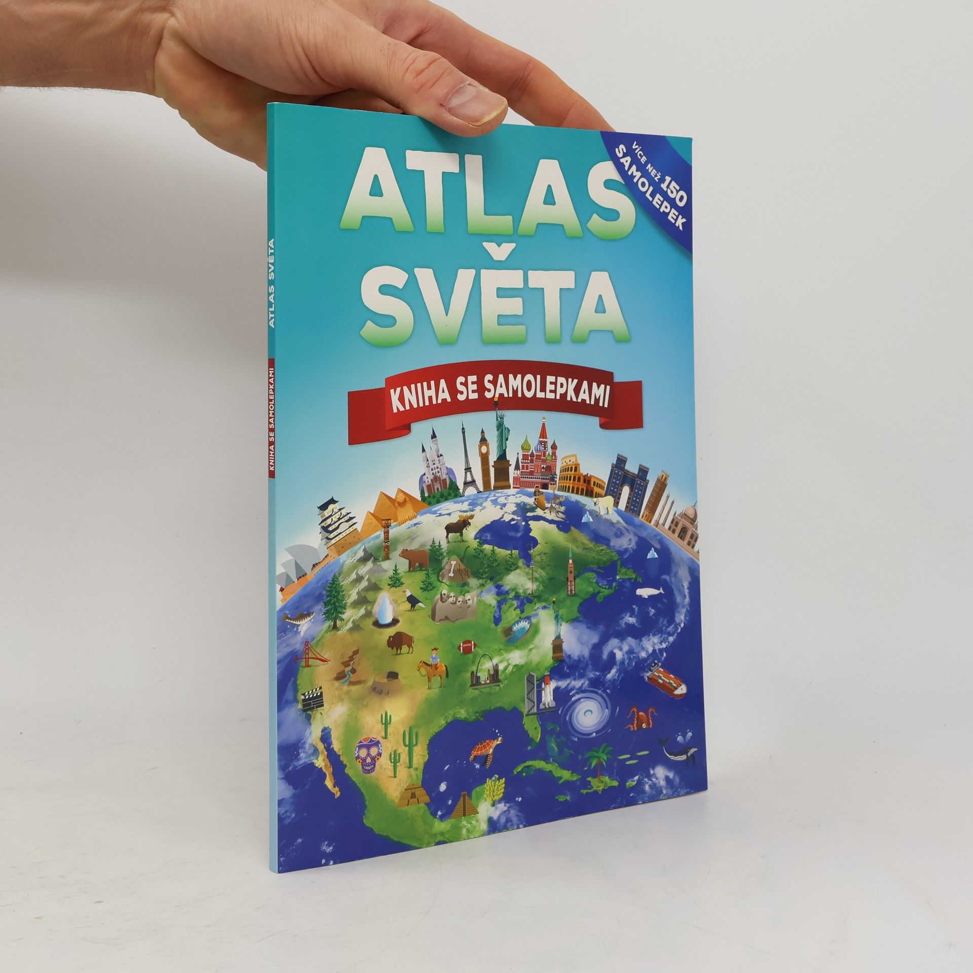 John Malam Atlas světa - Kniha se samolepkami