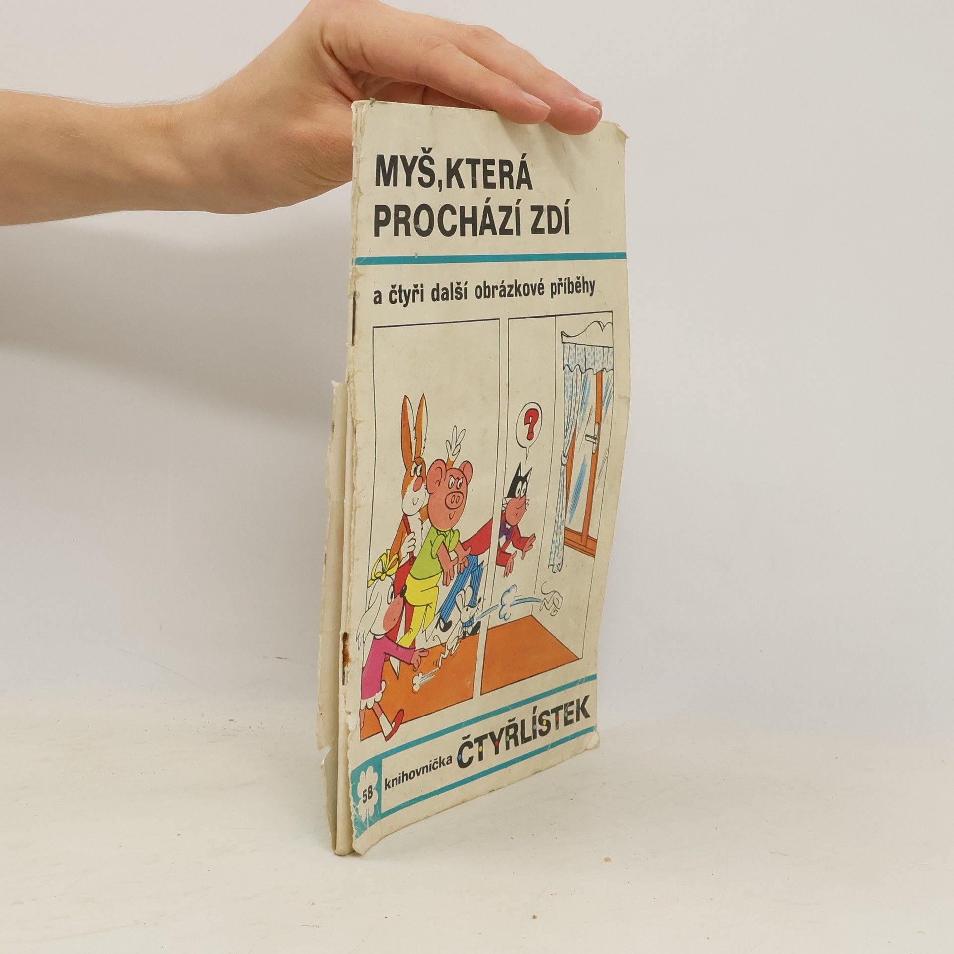 Jaroslav Němeček Čtyřlístek 58. Myš, která prochází zdí