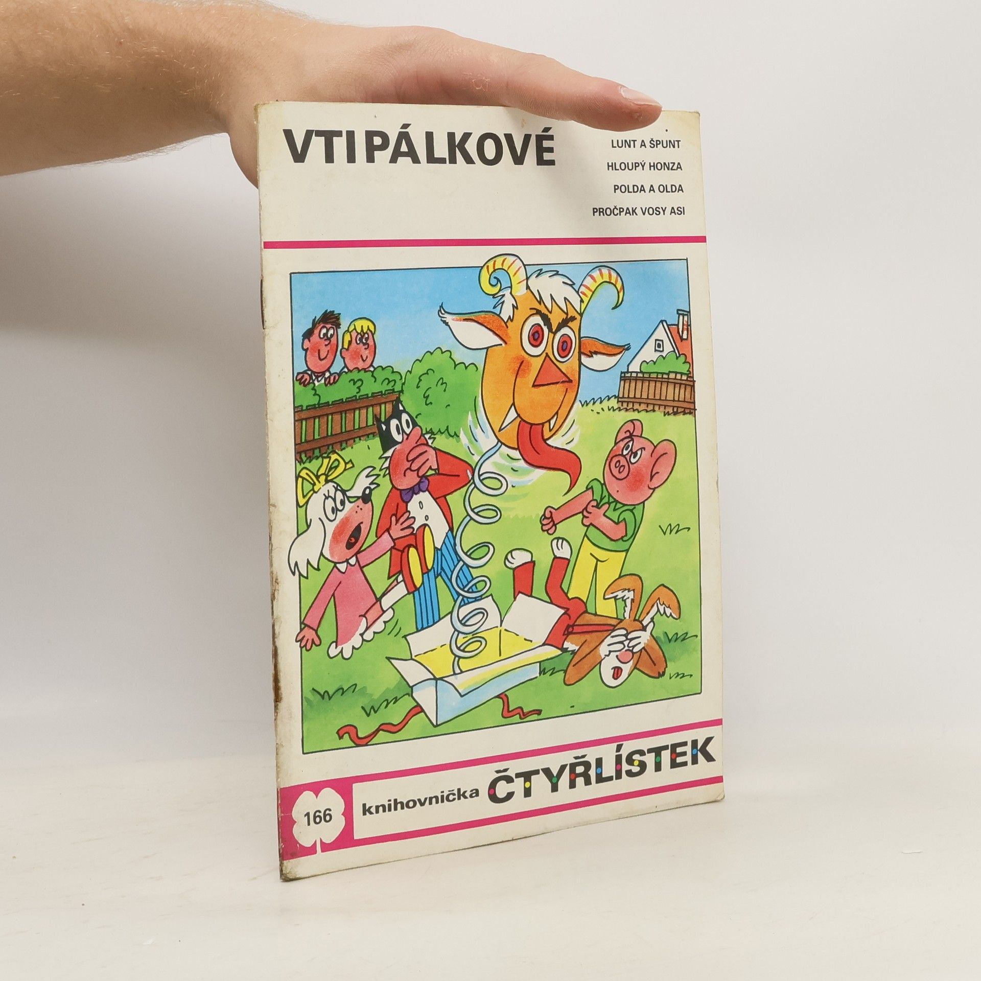 Jaroslav Němeček Čtyřlístek 166. Vtipálkové