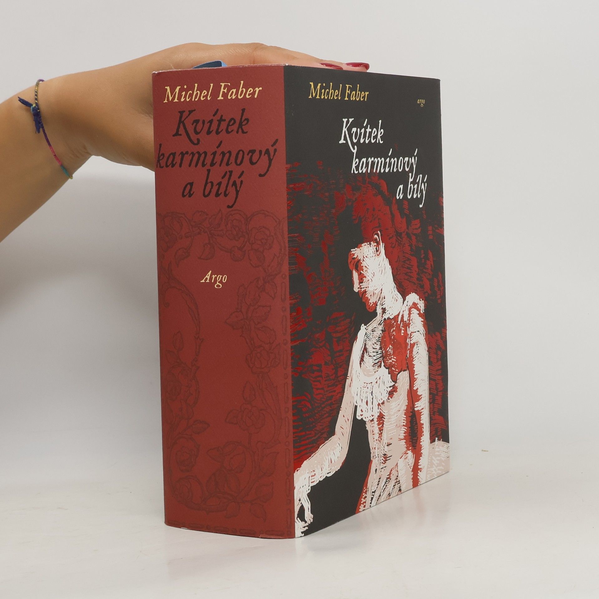 Michel Faber Kvítek karmínový a bílý