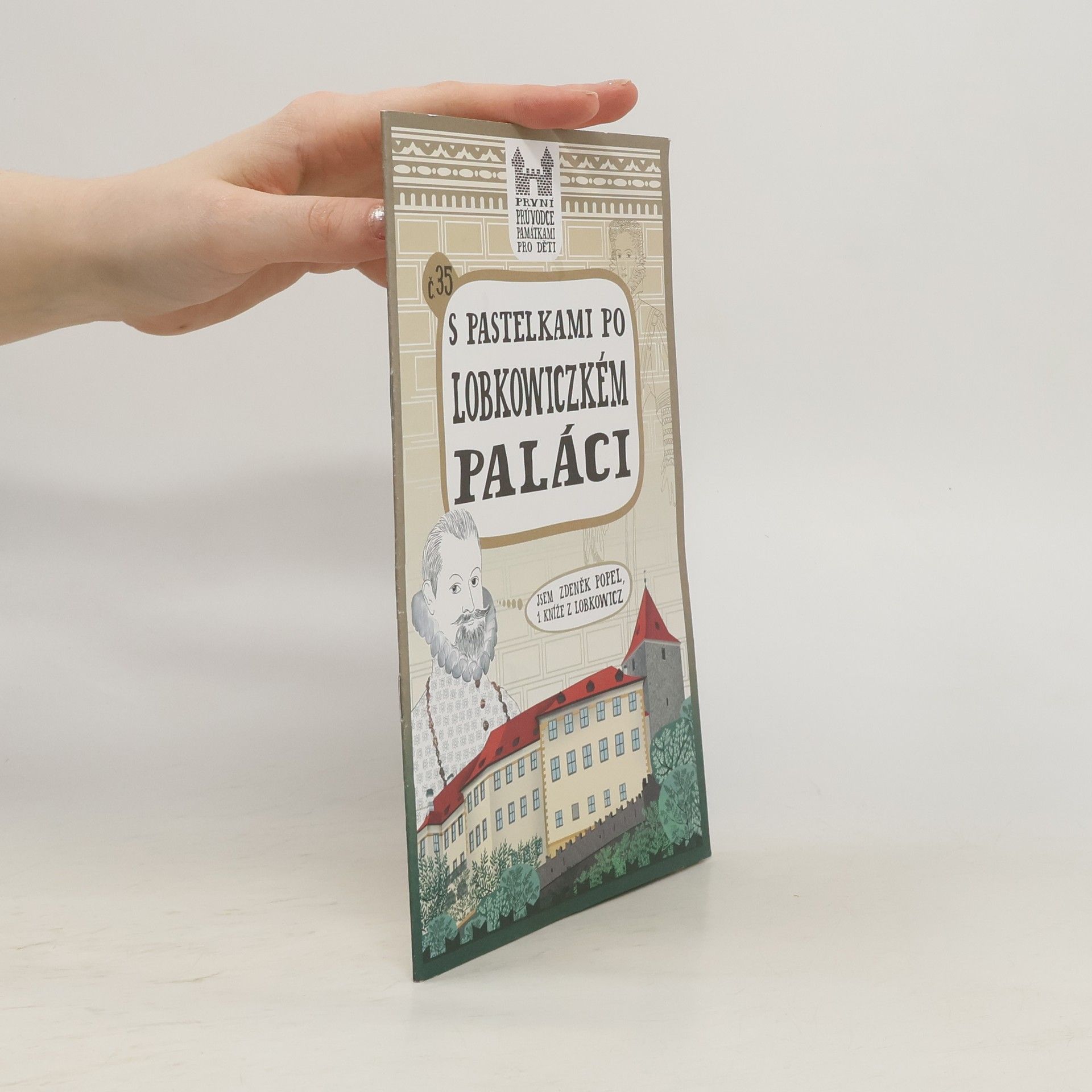 Eva Chupíková S pastelkami po Lobkowiczkém paláci