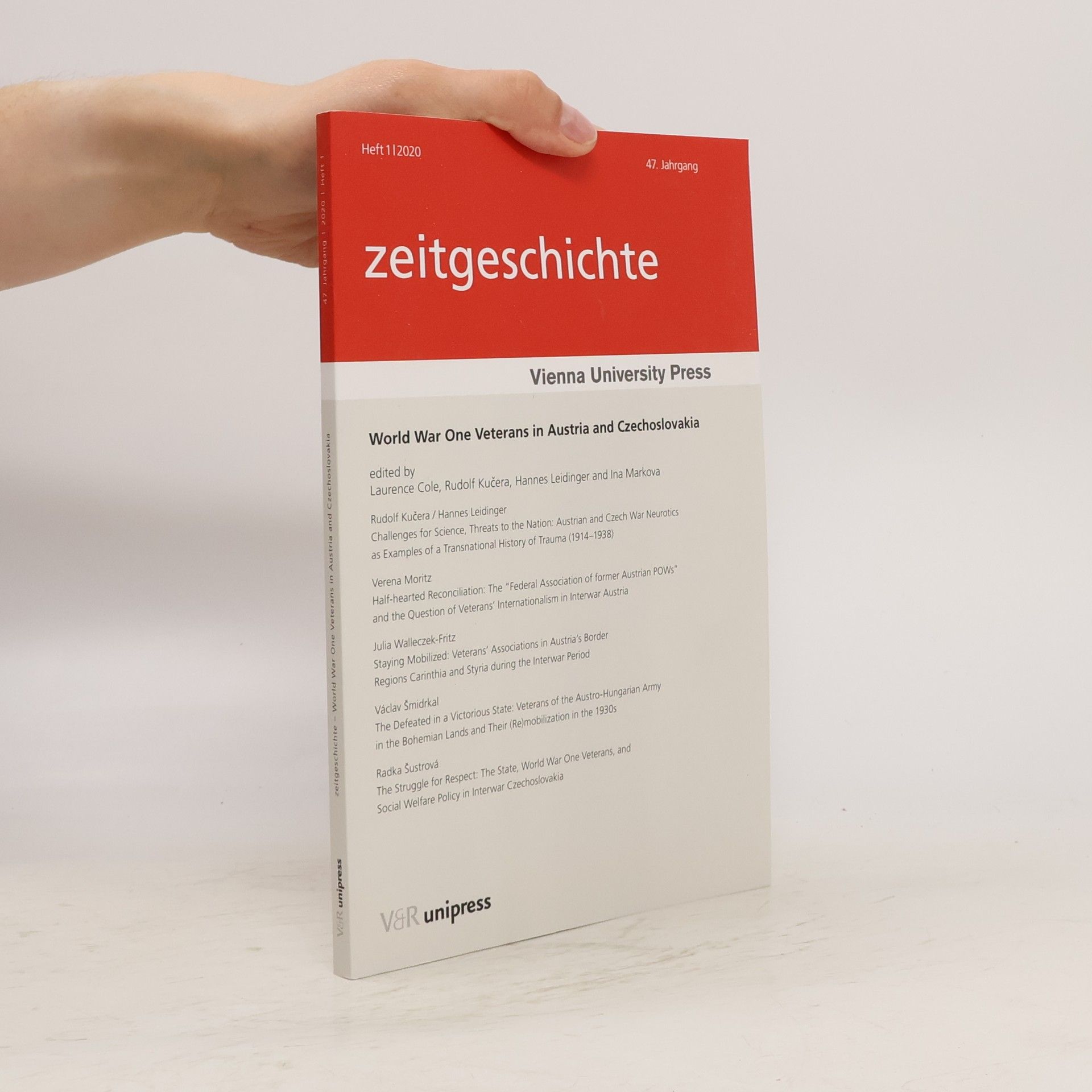 World War One Veterans in Austria and Czechoslovakia