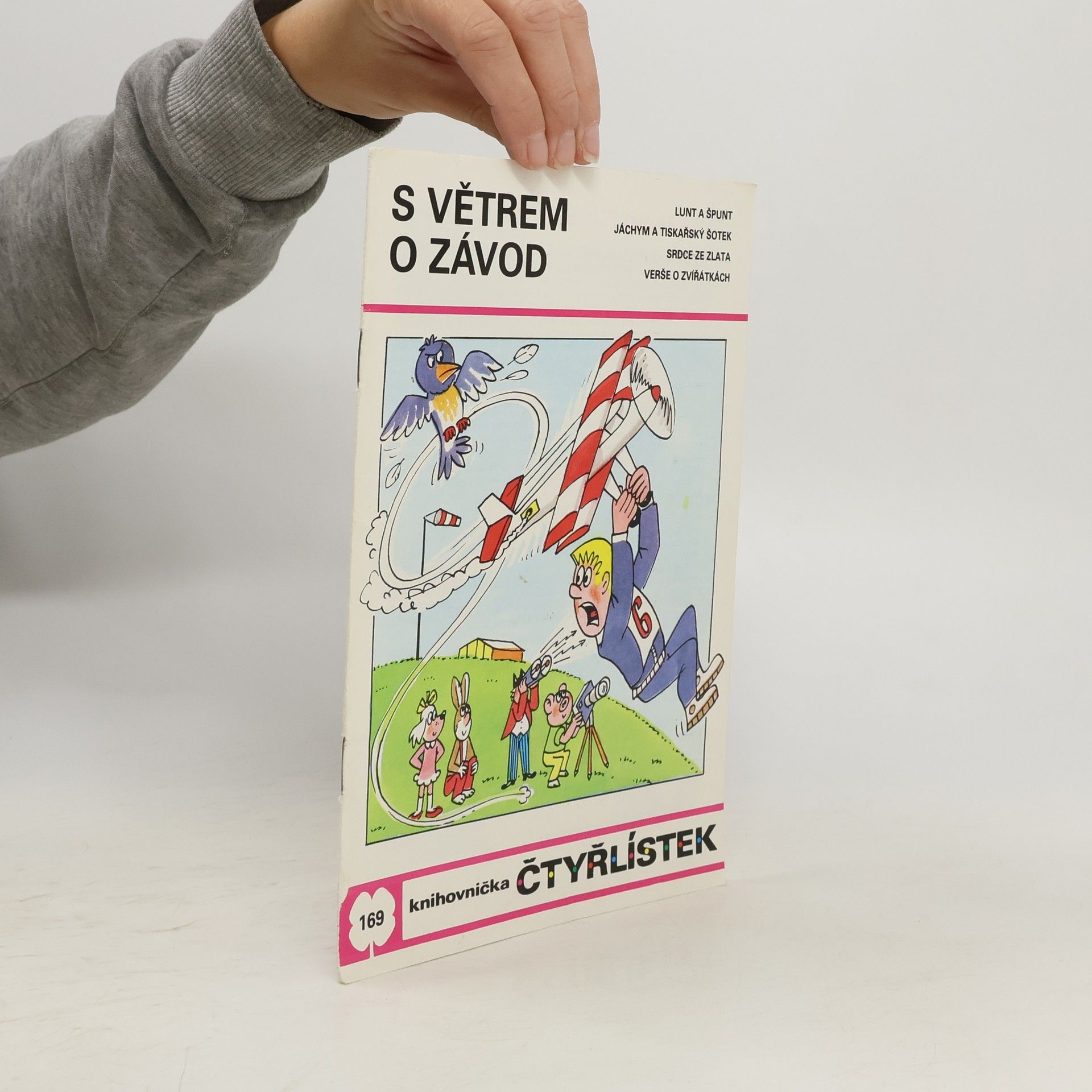 Jaroslav Němeček Čtyřlístek 169. S větrem o závod
