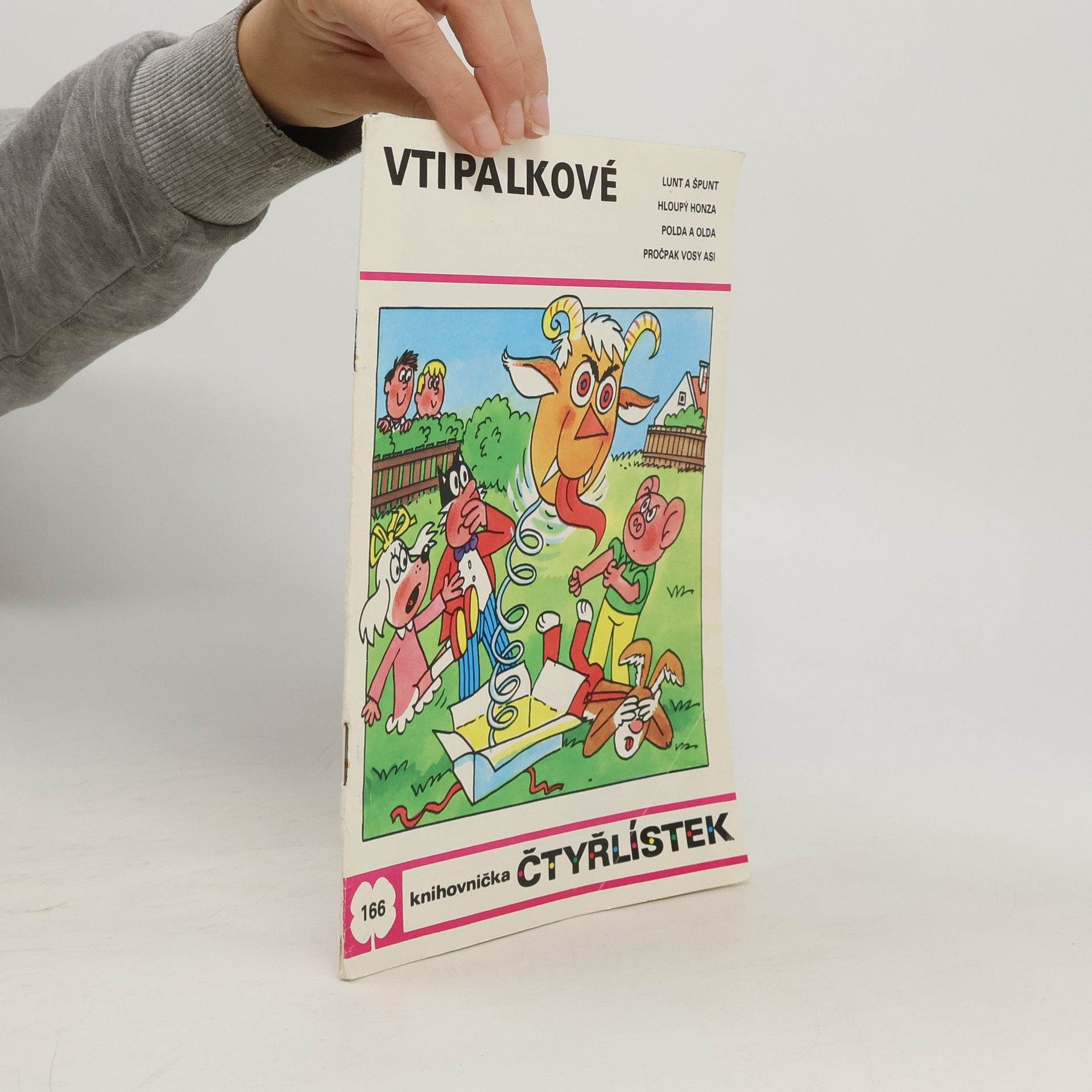 Jaroslav Němeček Čtyřlístek 166. Vtipálkové