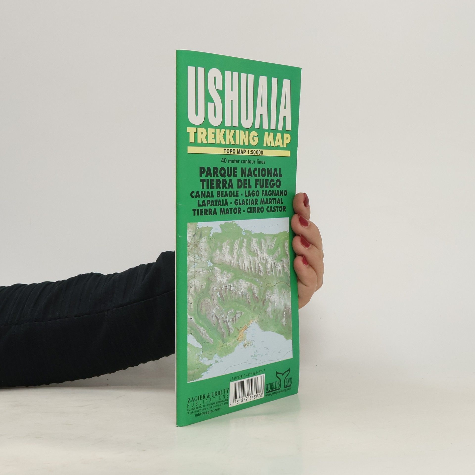 Urruty Ushuaia Trekking Map