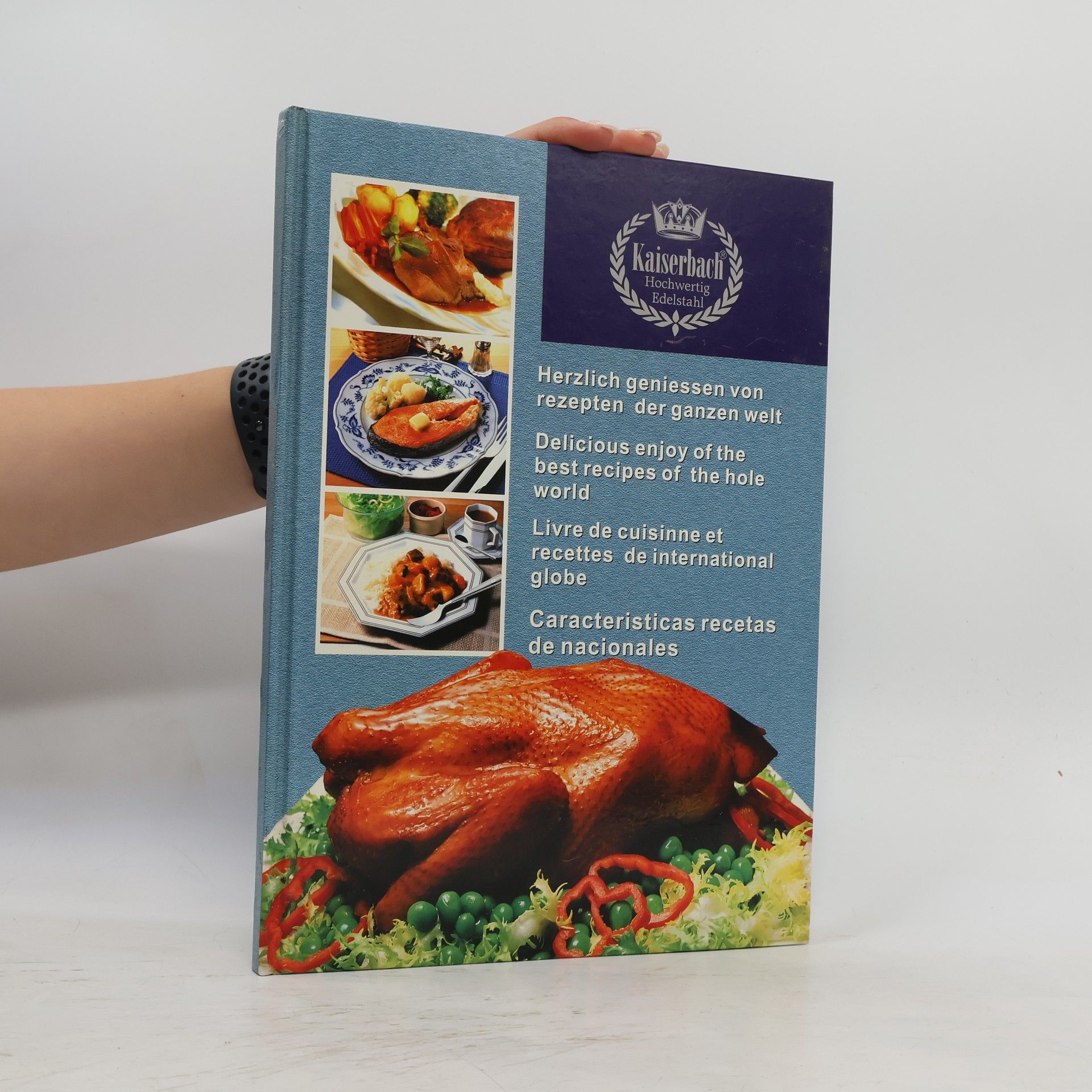 Auteurscollectief Herzlich geniessen von Rezepten der ganzen Welt = Delicious enjoy of the best recipes of the whole world = Livre de cuisinne et recettes de international globe = Caracteristicas recetas de nacionales