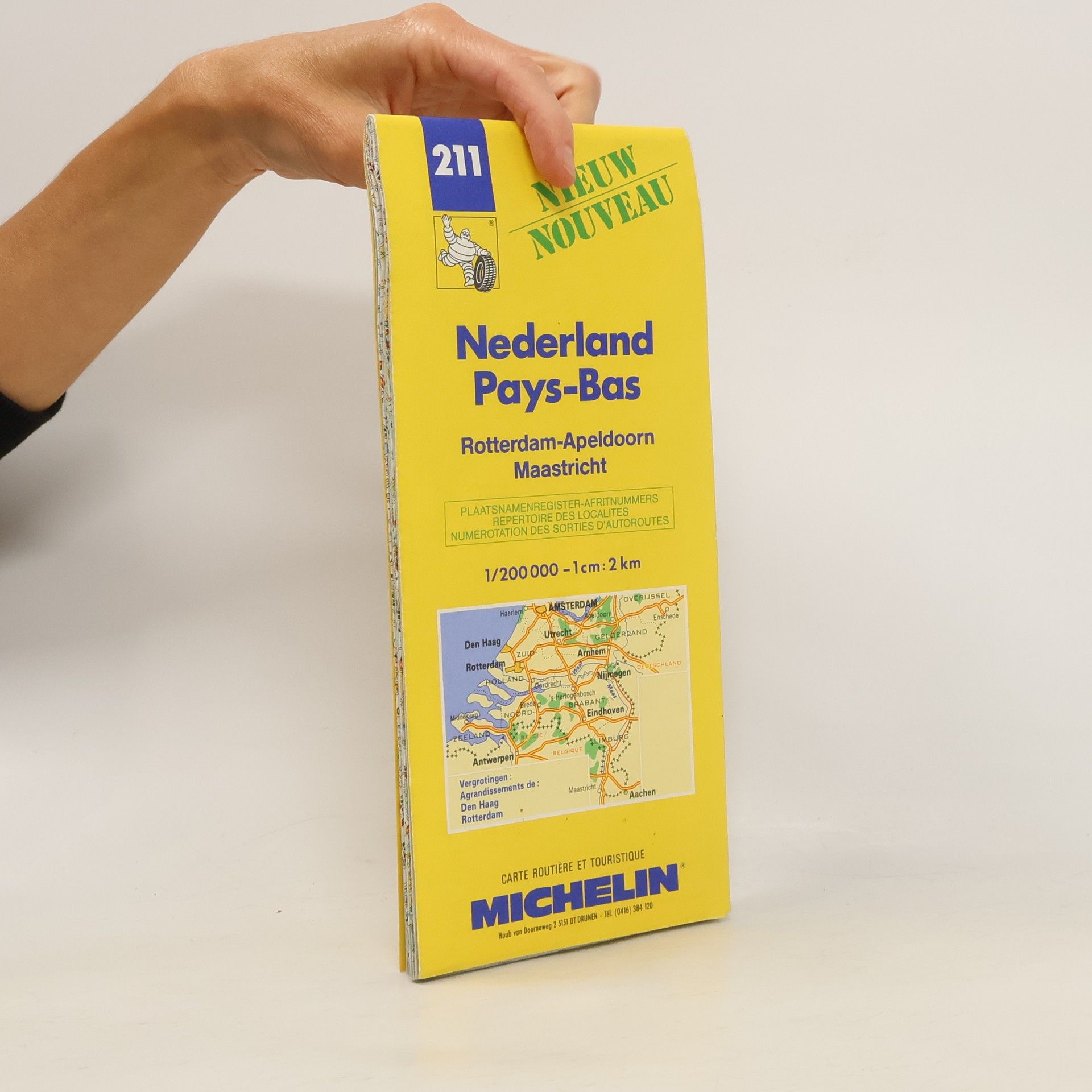 Michelin Map Nederland Pays-Bas