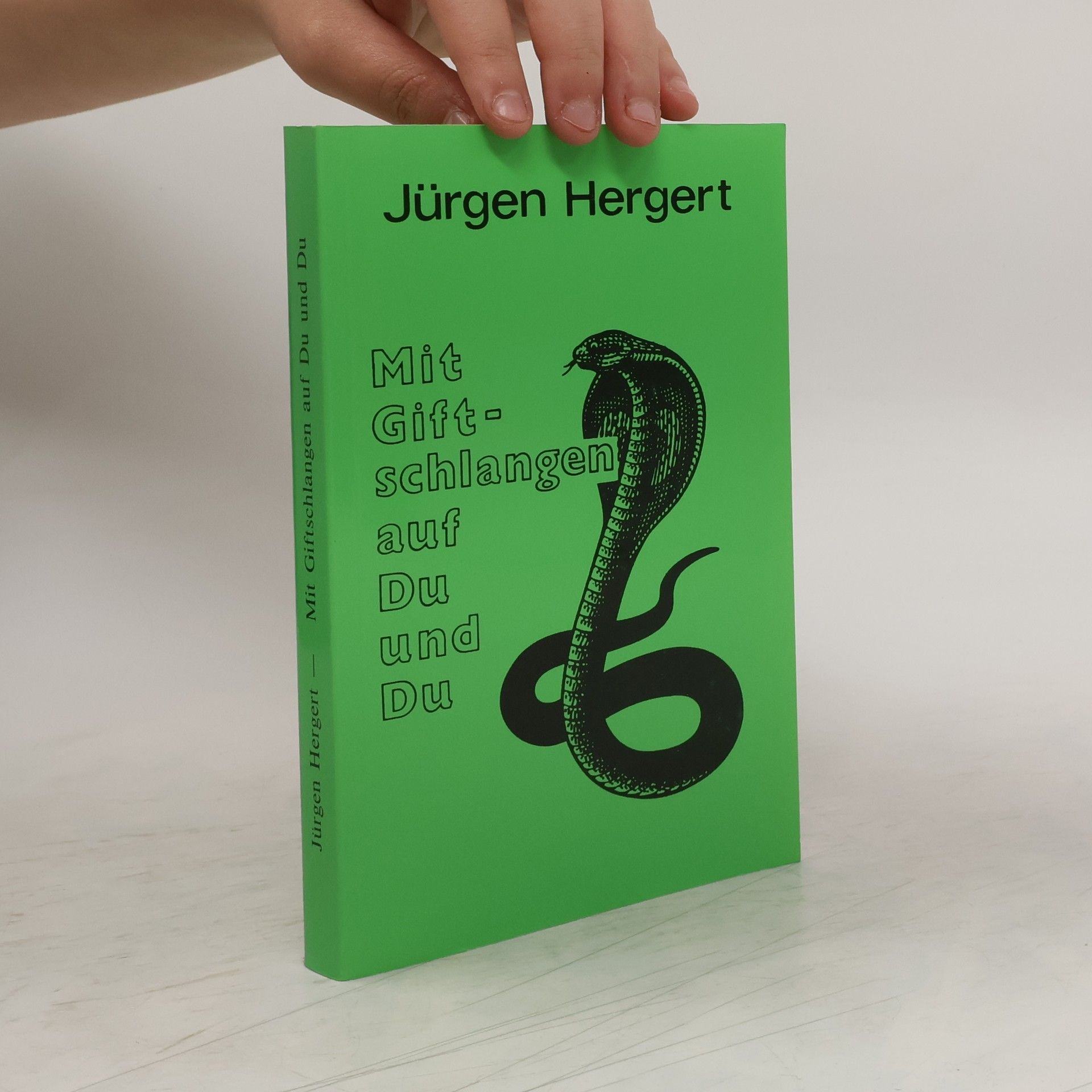 Jürgen Hergert Mit Giftschlangen auf Du und Du