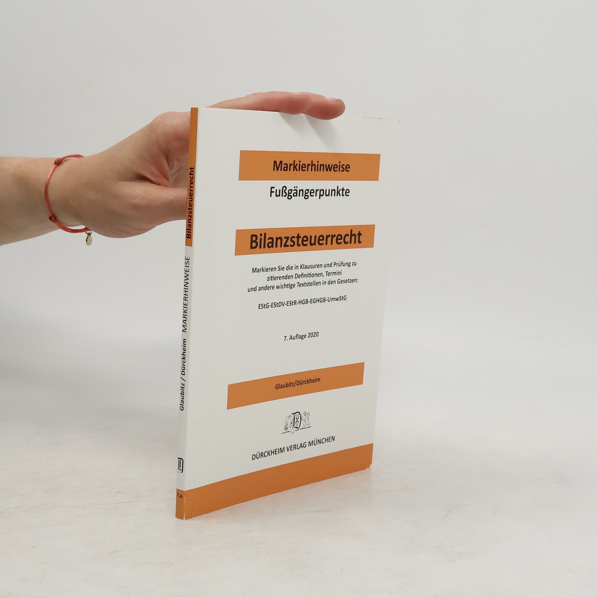Thorsten Glaubitz Fußgängerpunkte Markierhinweise Bilanzsteuerrecht