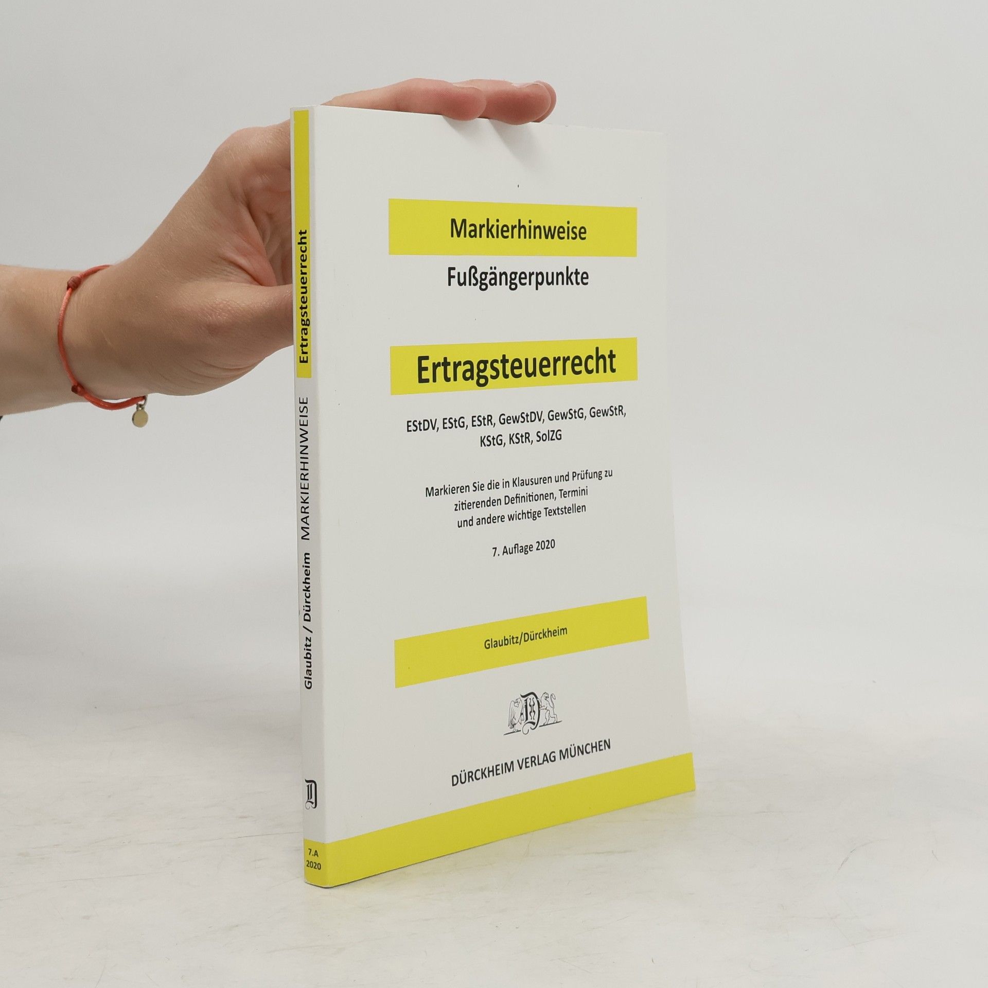 Thorsten Glaubitz Fußgängerpunkte Markierhinweise Ertragsteuerrecht