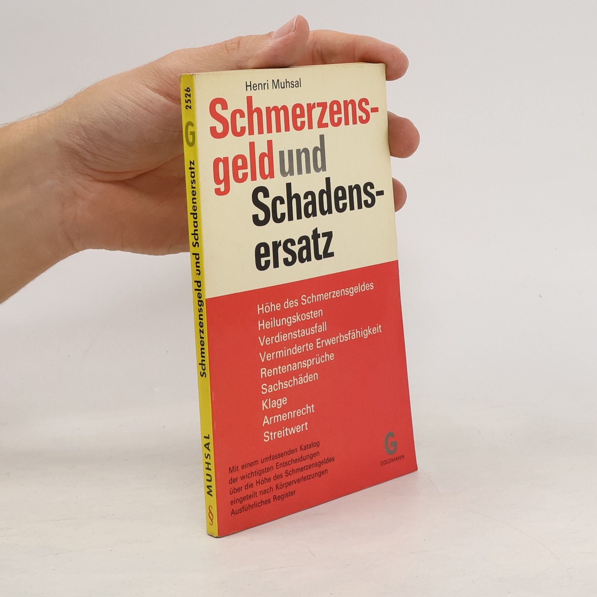 Henri Muhsal Schmerzensgeld und Schadensersatz