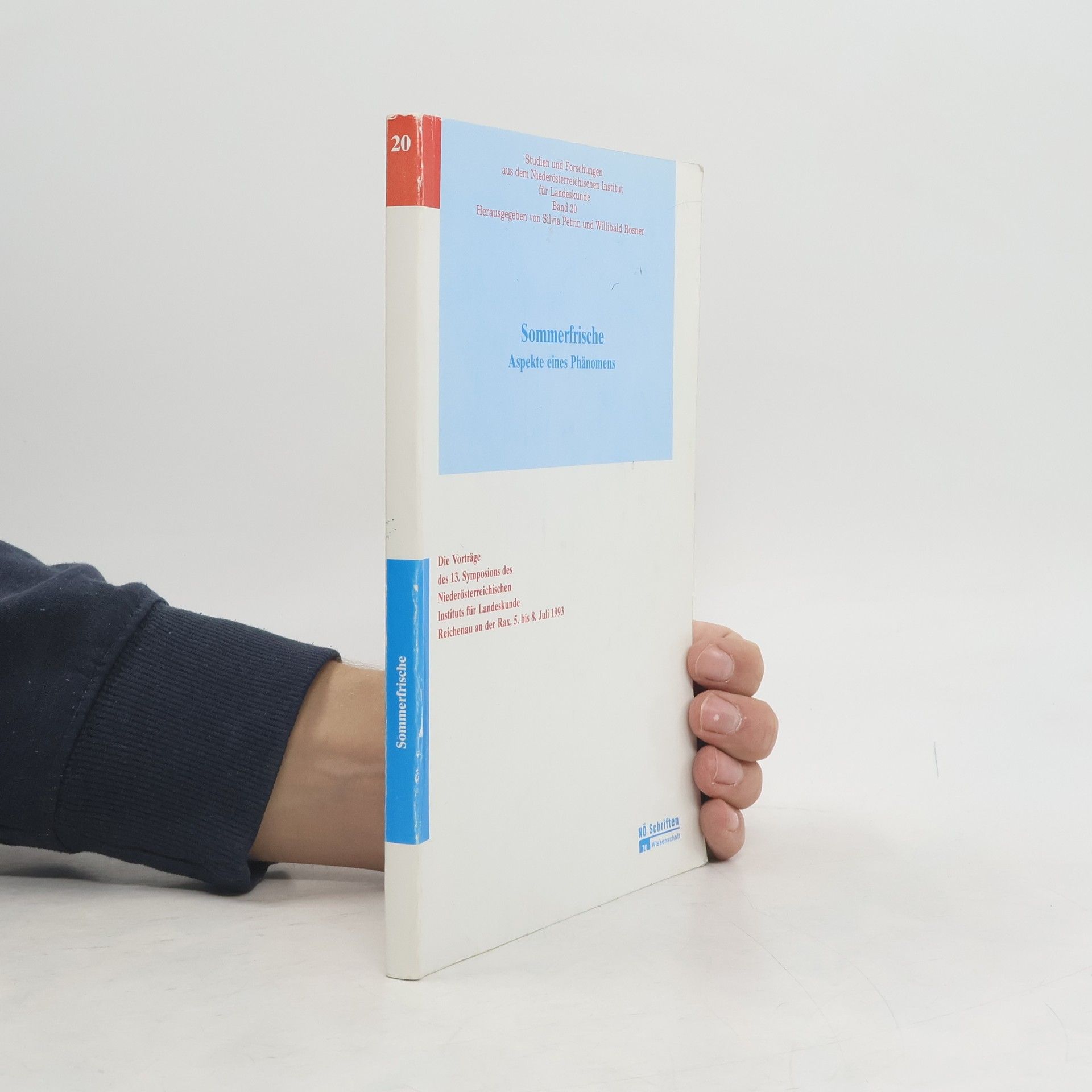 Willibald Rosner Sommerfrische - Aspekte eines Phänomens