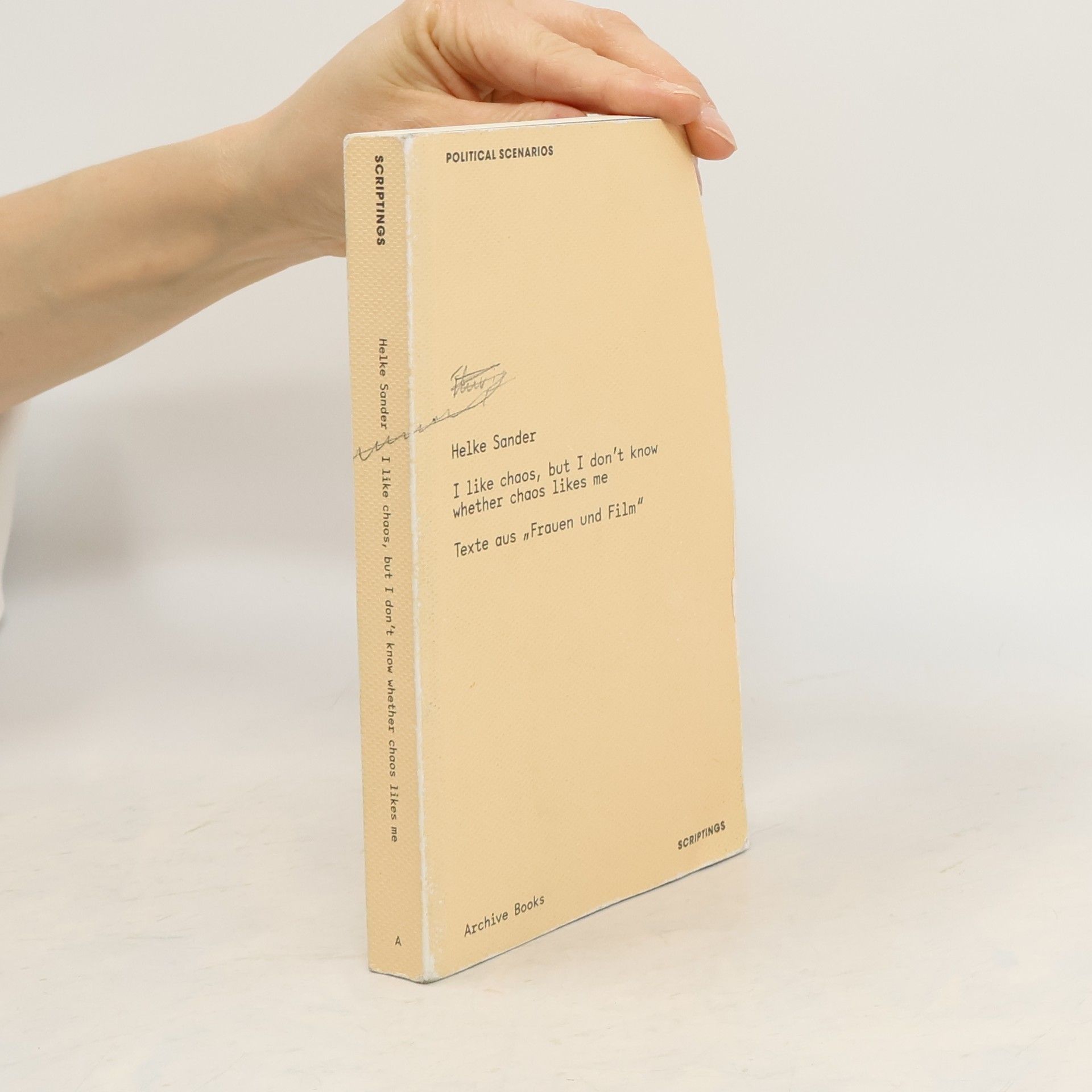 Heike Sander Scriptings - A: I Like Chaos, But I Don't Know Whether Chaos Likes Me