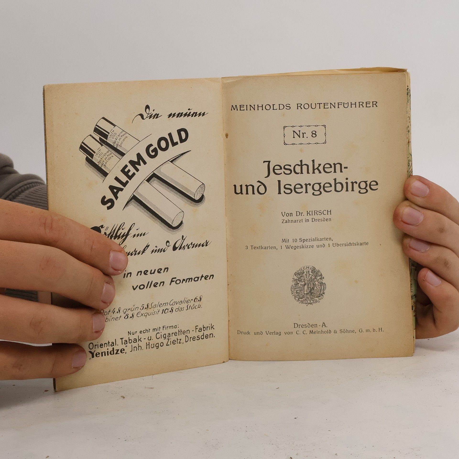 kolektiv Meinholds Routenführer Nr. 8 Das Jeschken-und Isergebirge