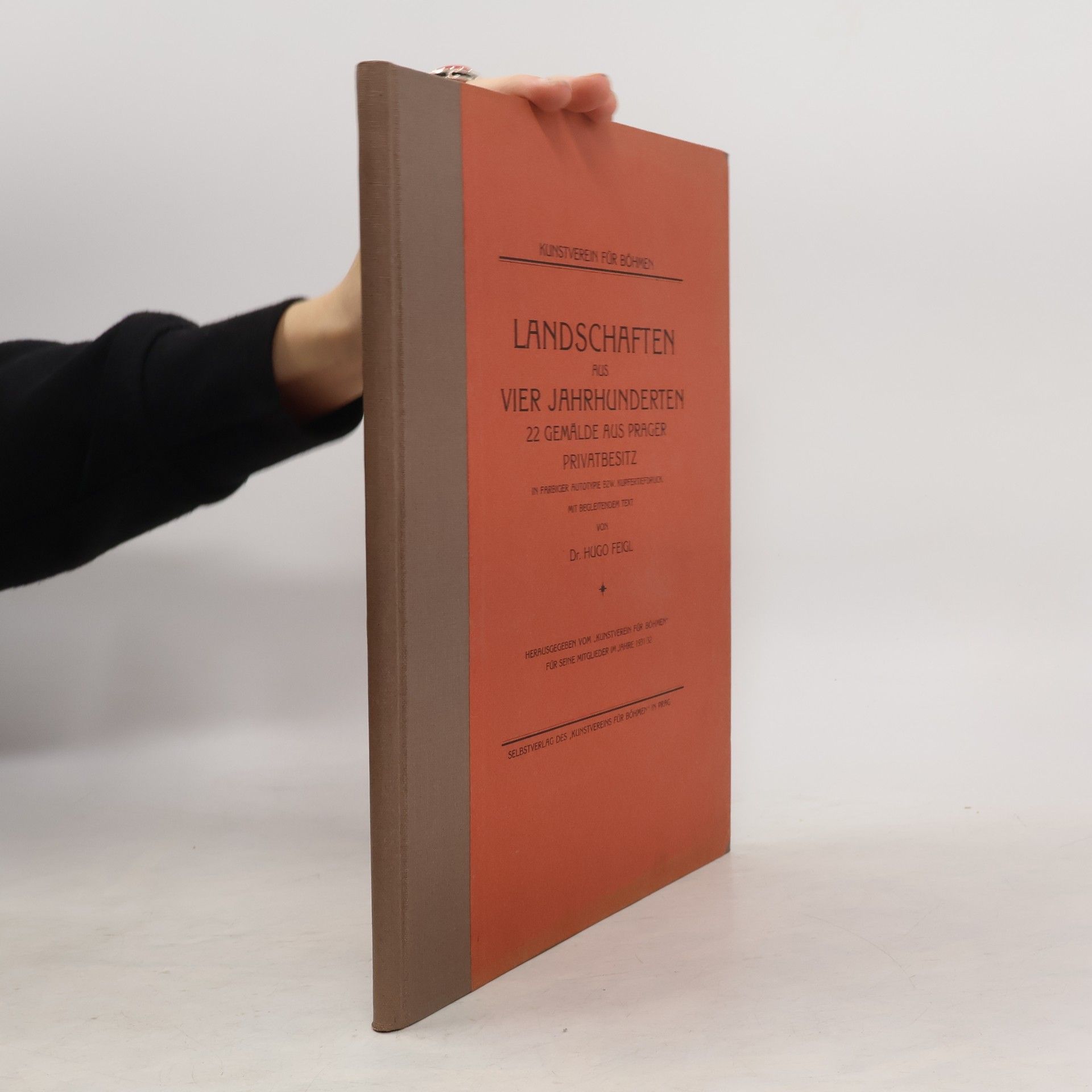 Landschaften aus vier Jahrhunderten : 22 Gemälde aus Prager Privatbesitz in farbiger Autotypie bzw. Kupfertiefdruck