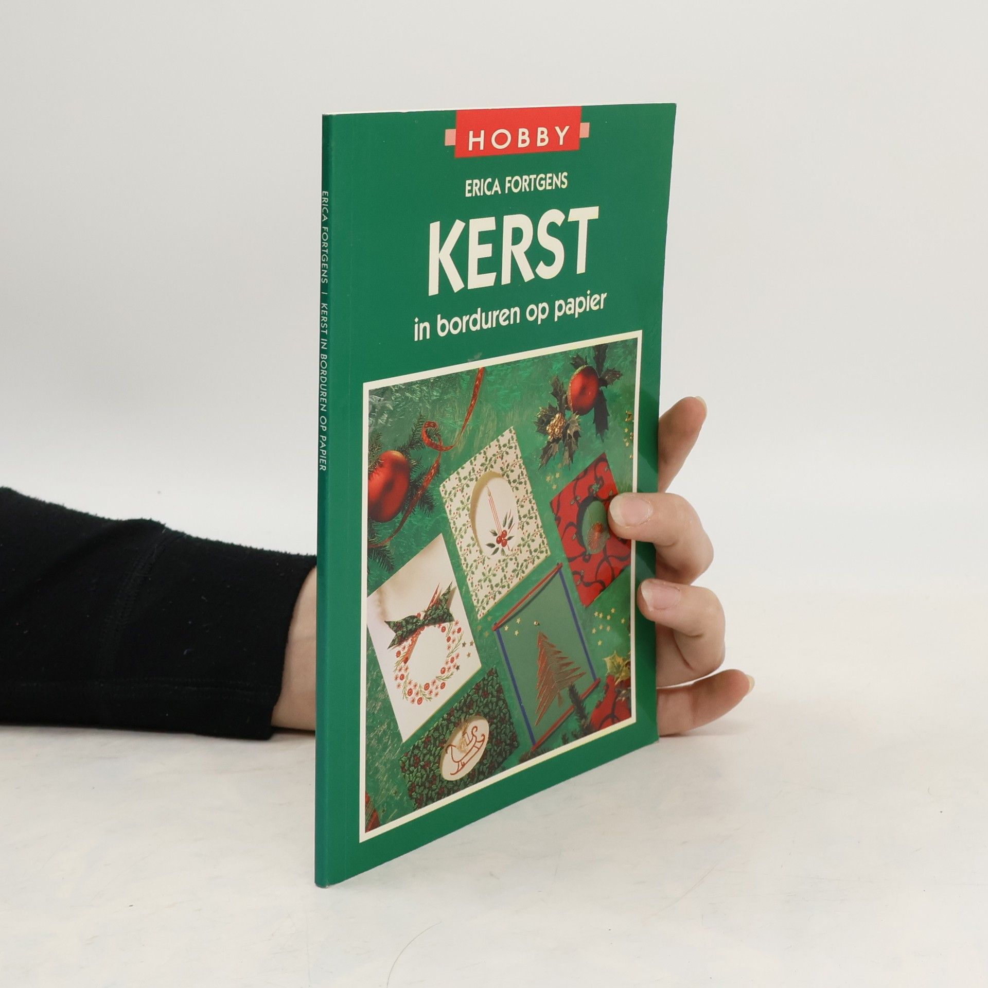 Erica Fortgens Kerst in borduren op papier