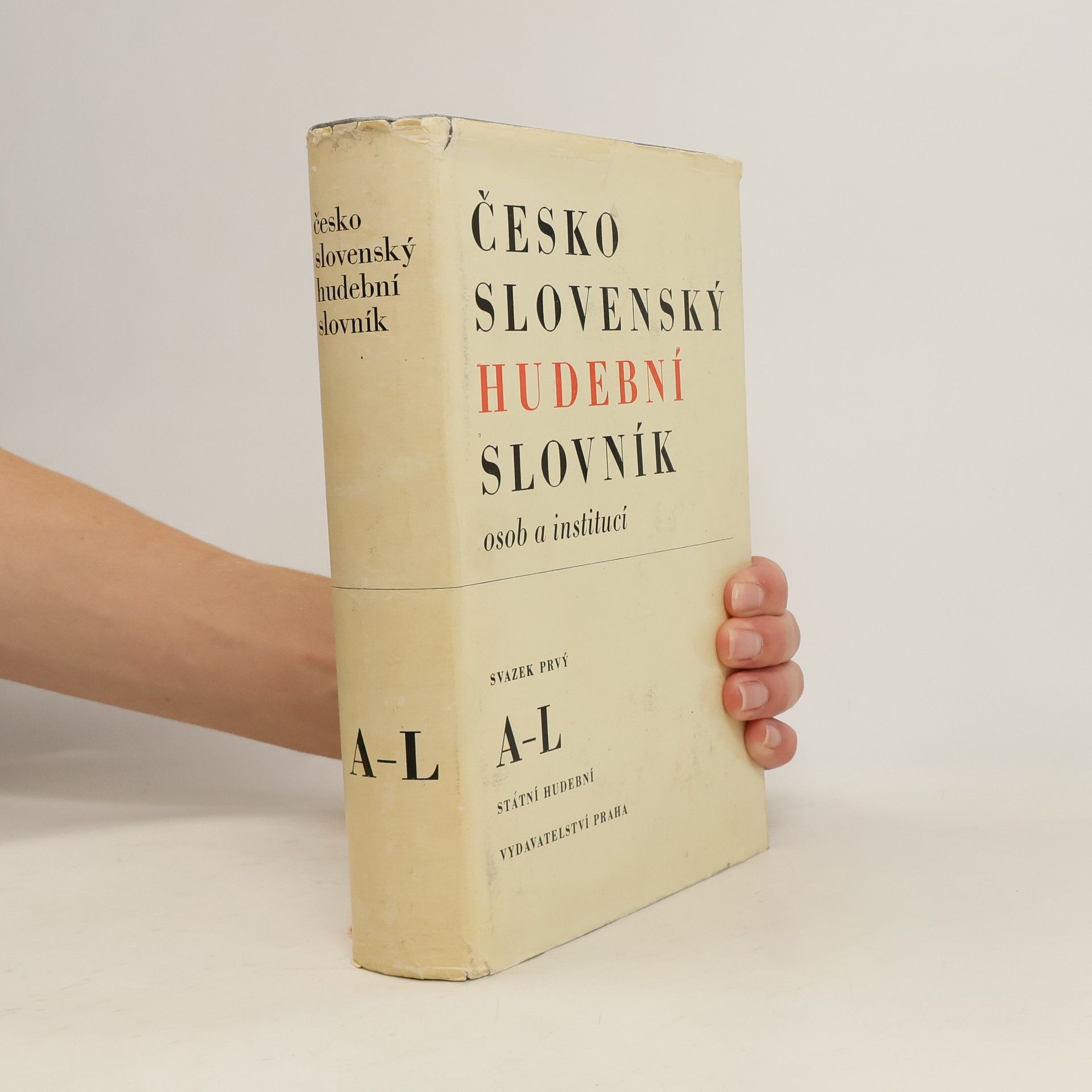 Auteurscollectief Československý hudební slovník osob a institucí 1. A-L