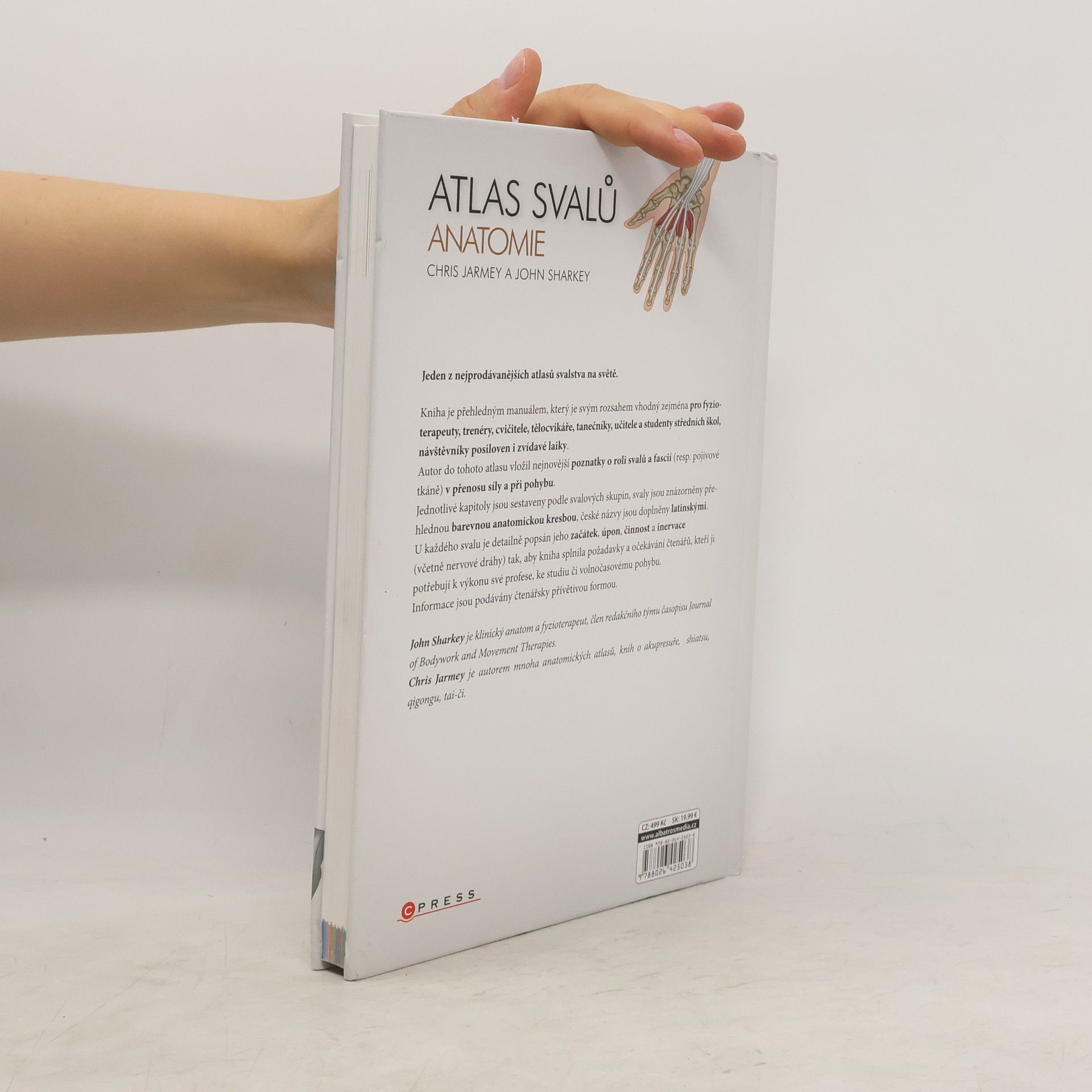 Chris Jarmey Atlas svalů - anatomie