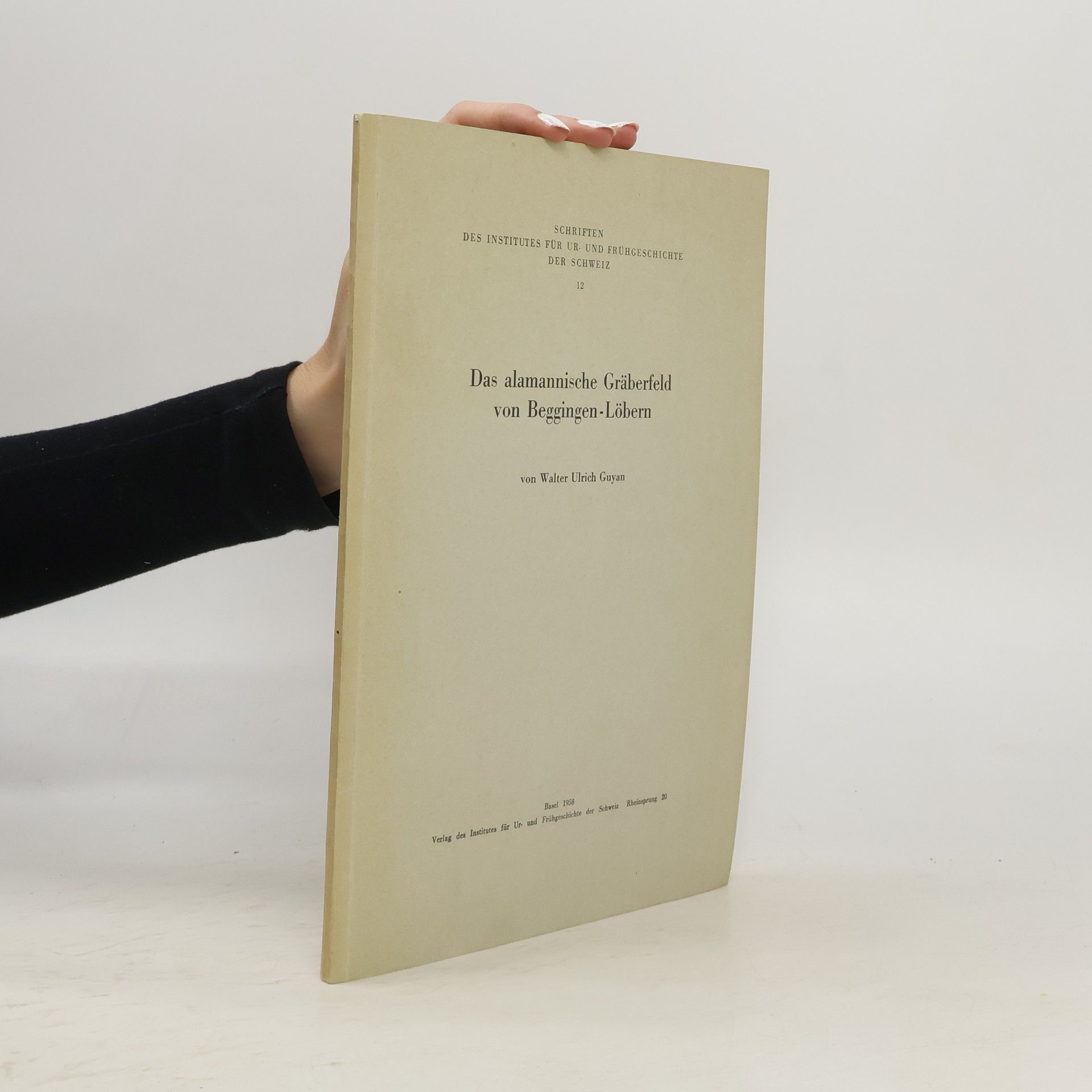 Das alamannische Gräberfeld von Beggingen-Löbern