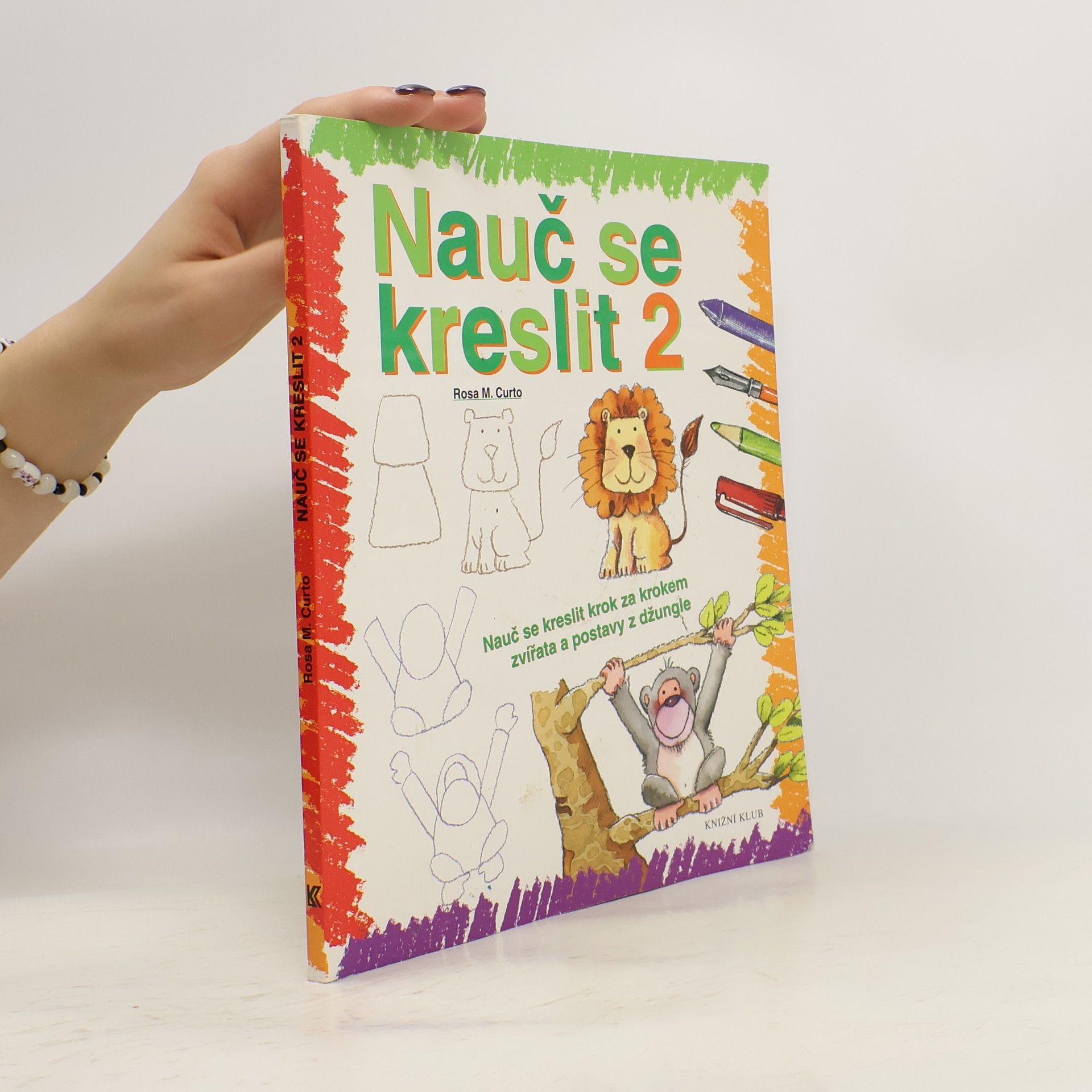 Nauč se kreslit 2. Nauč se kreslit krok za krokem zvířata a postavy z džungle