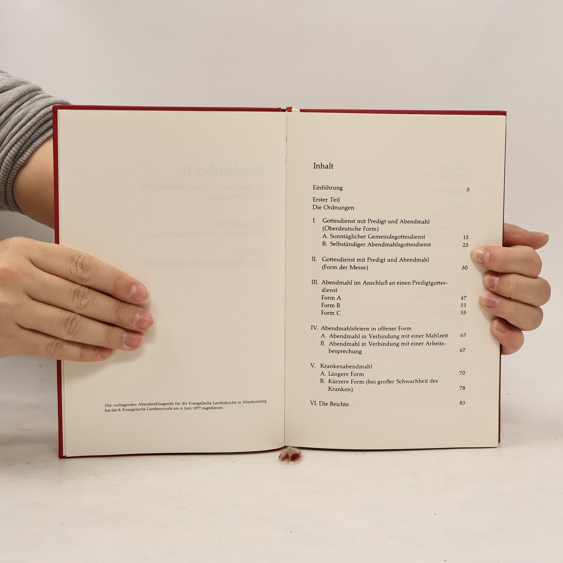 kolektiv Kirchenbuch. Das Heilige Abendmahl. Zweiter Teil