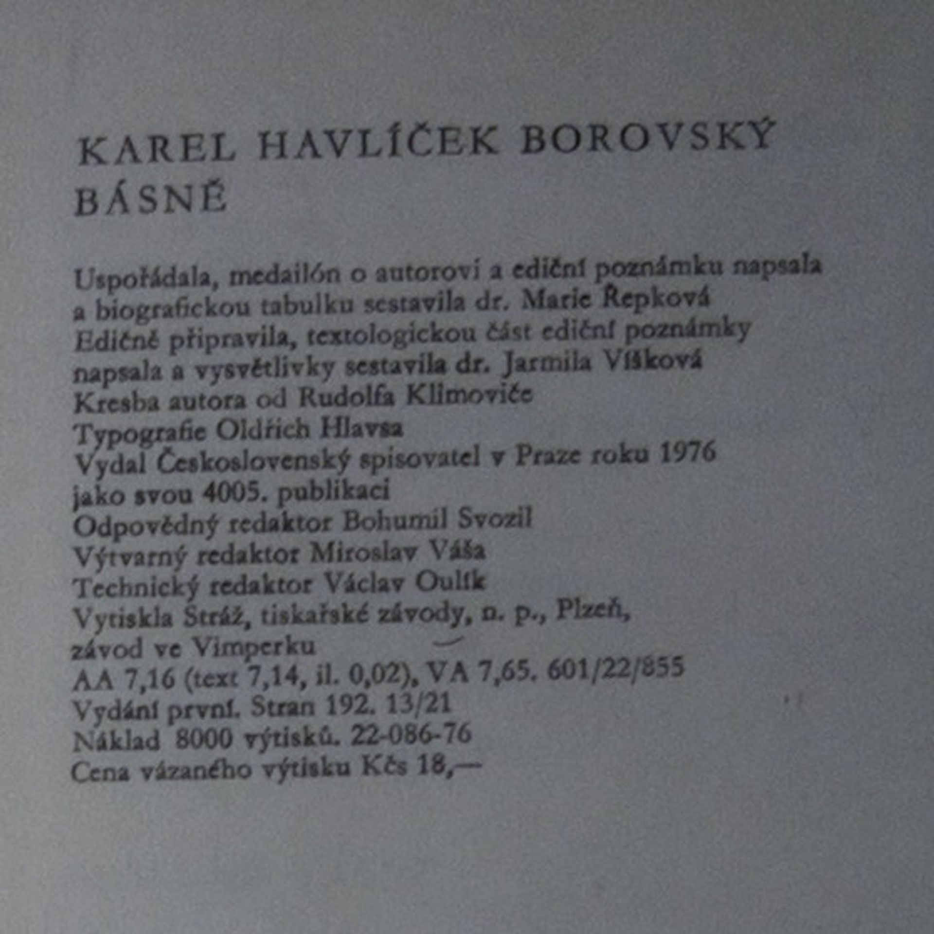 Karel Havlíček Borovský Básně