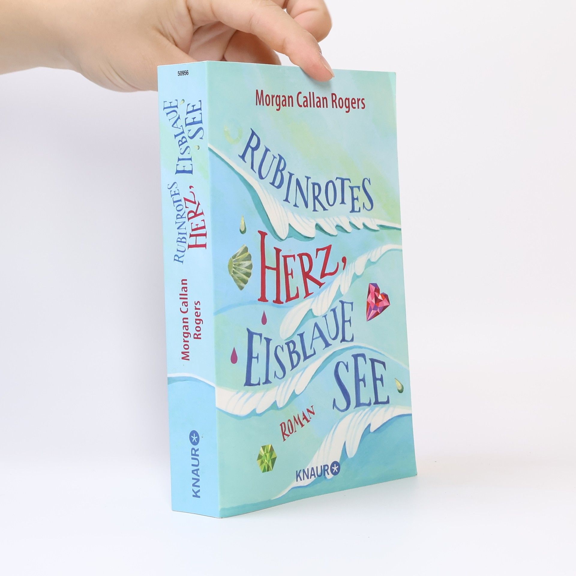 Rubinrotes Herz, eisblaue See