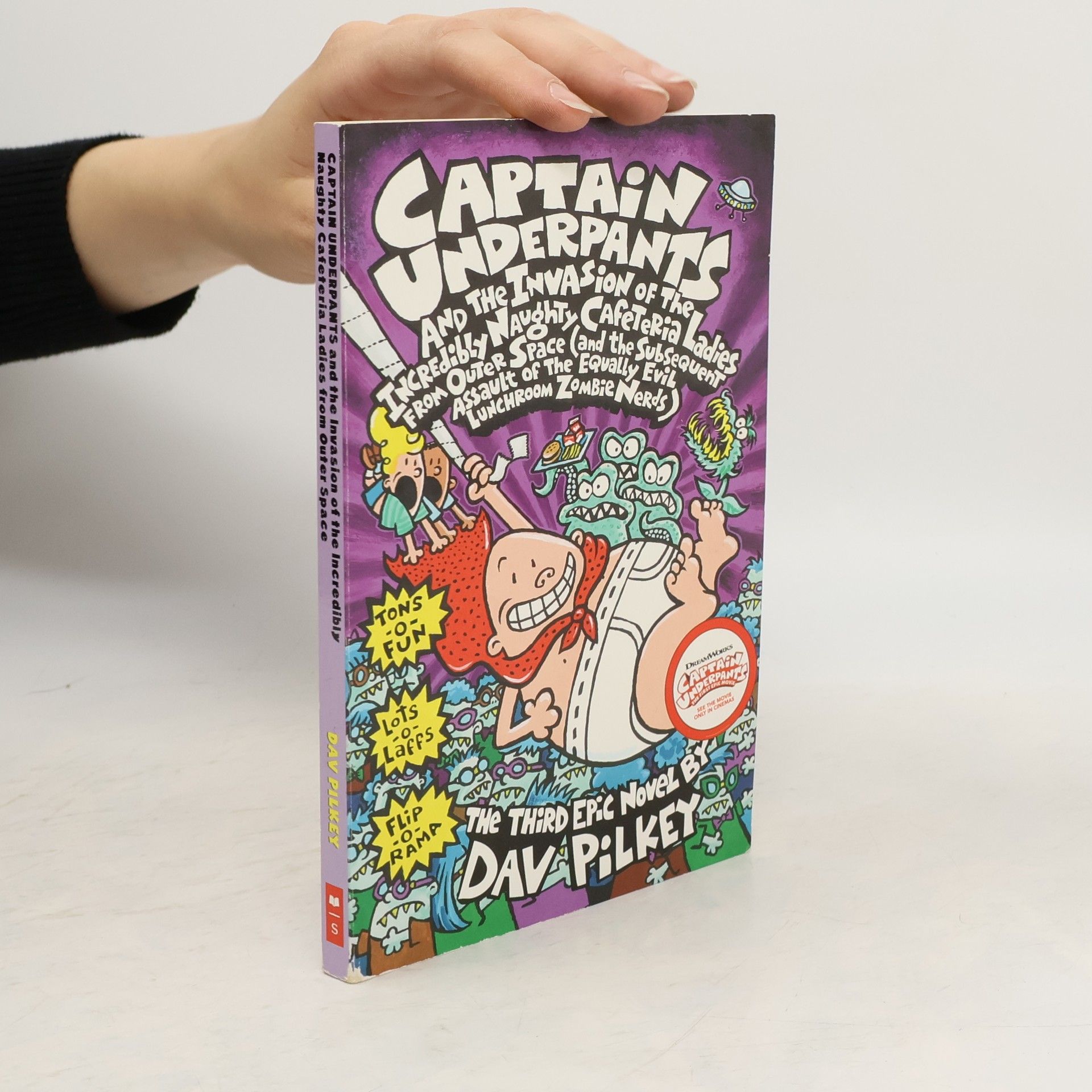 Dav Pilkey Captain Underpants and the invasion of the incredibly naught cafeteria ladies from outer space