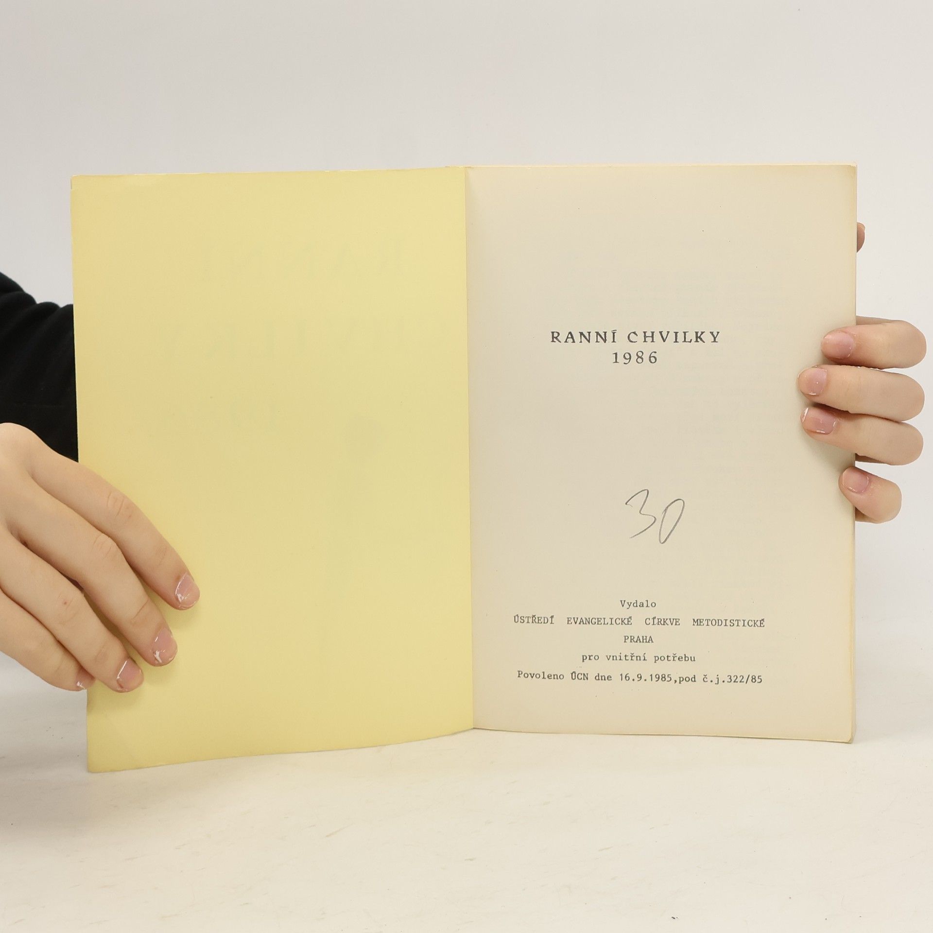 Kolektiv autorů Ranní chvilky 1986