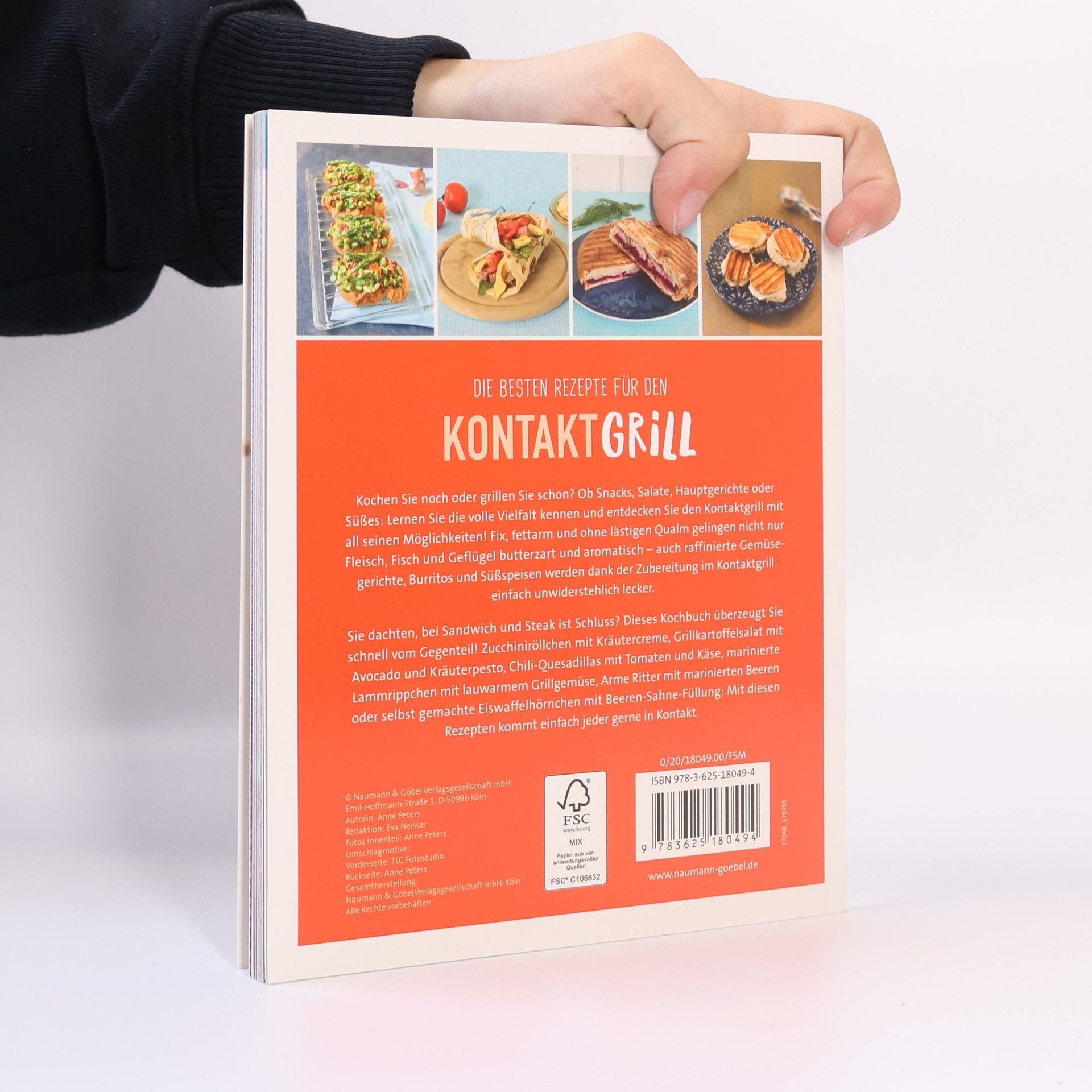 Anne Peters Die besten Rezepte für den Kontaktgrill