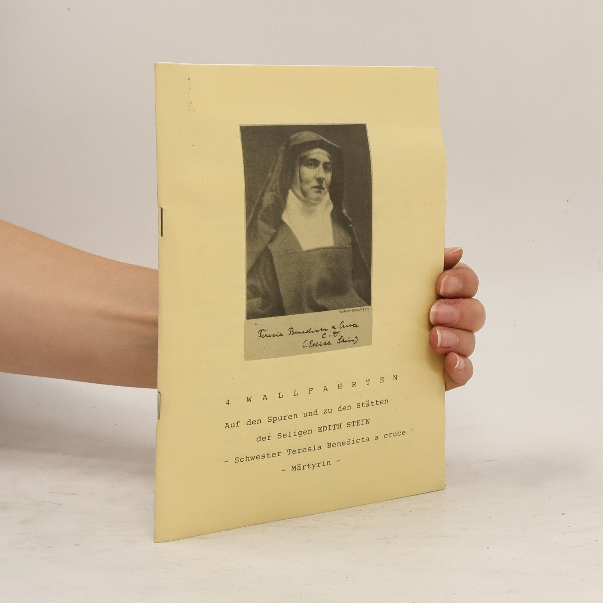 Collectif d'auteurs 4 Wallfahrten. Teresia Benedicta Crocise-Edith Stein