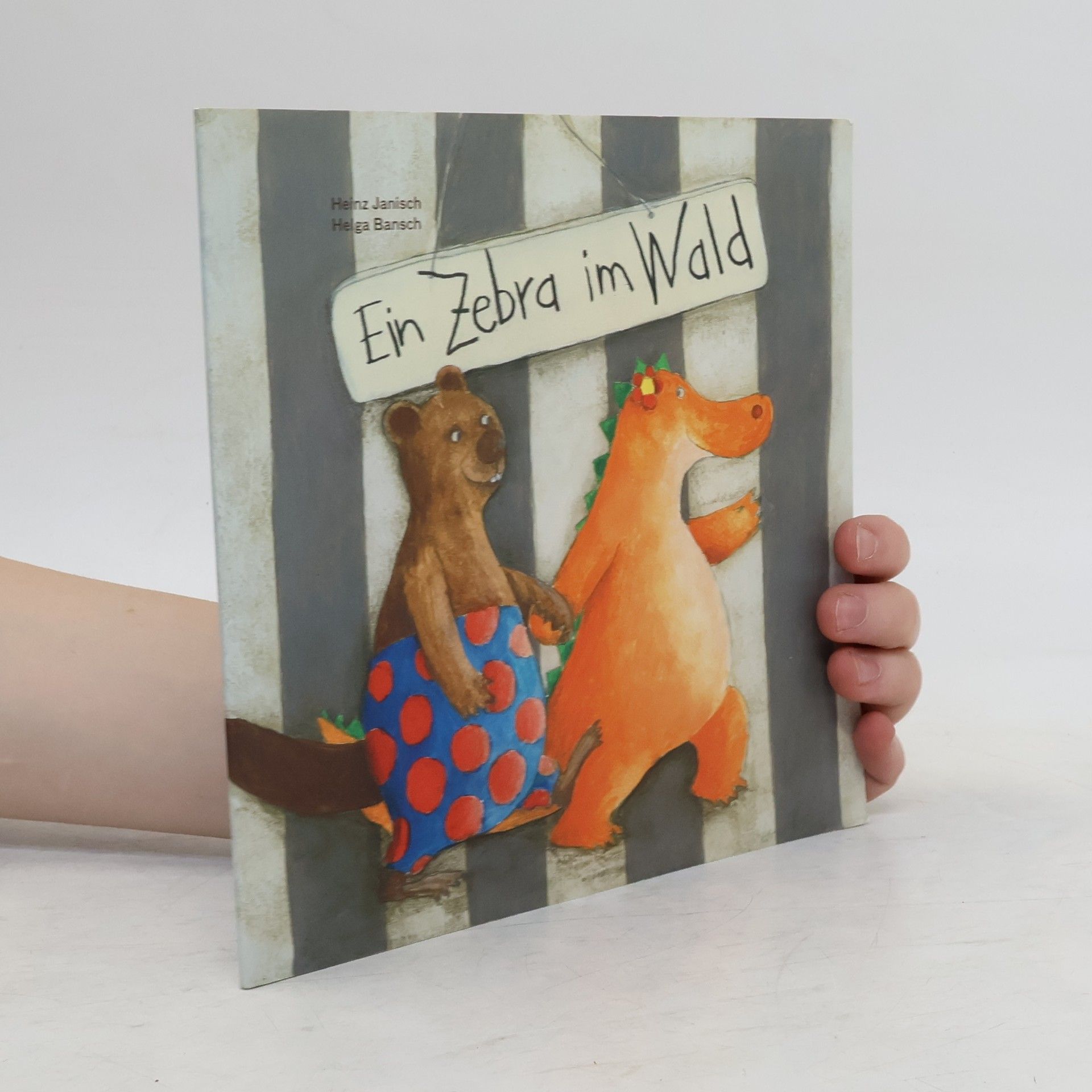 Helga Bansch Ein Zebra im Wald