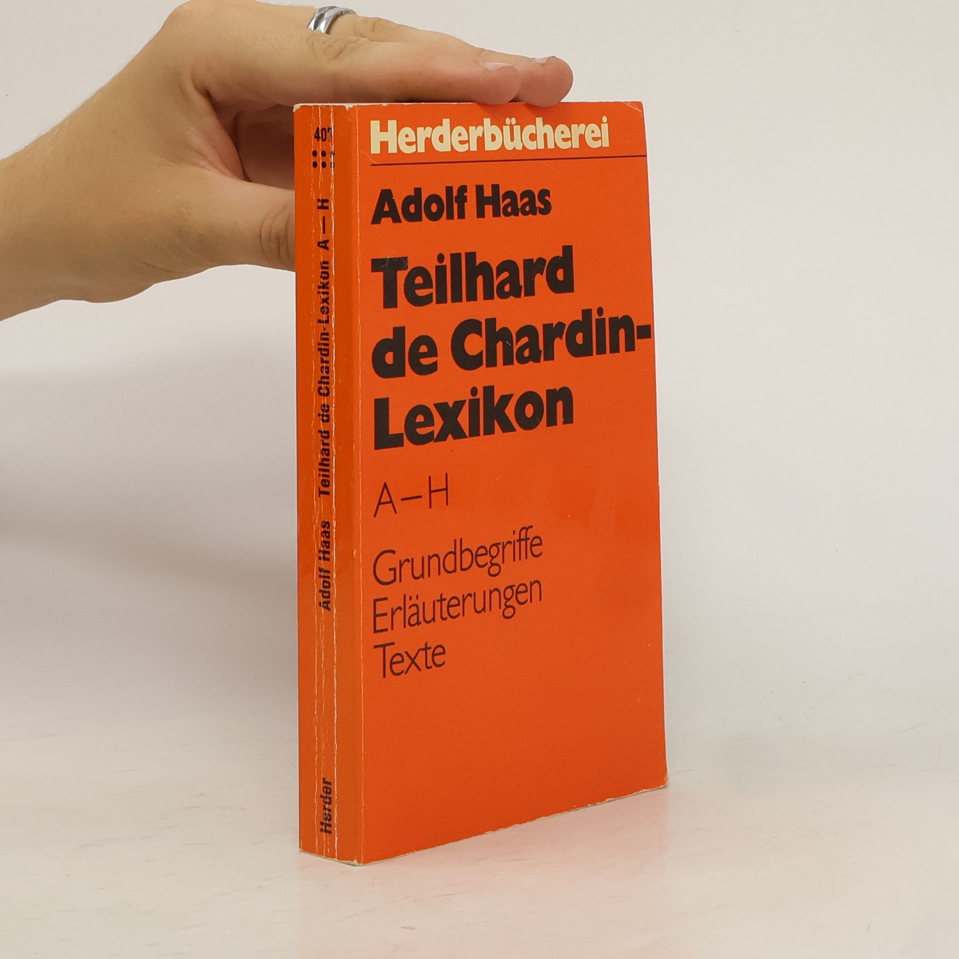 Teilhard de Chardin Lexikon A-H