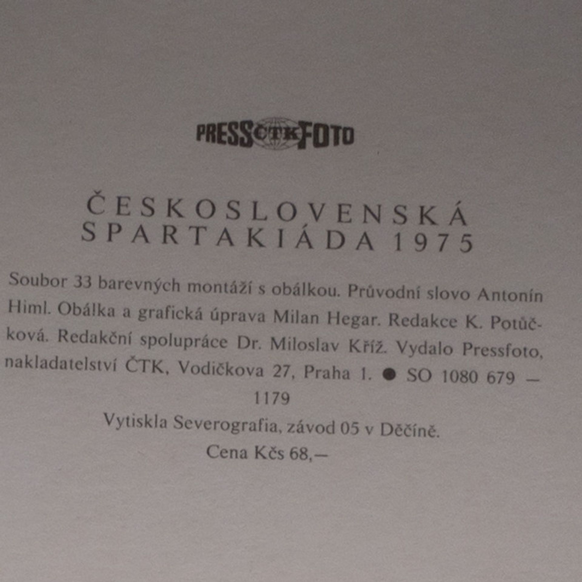 Antonín Himl Československá spartakiáda 1975