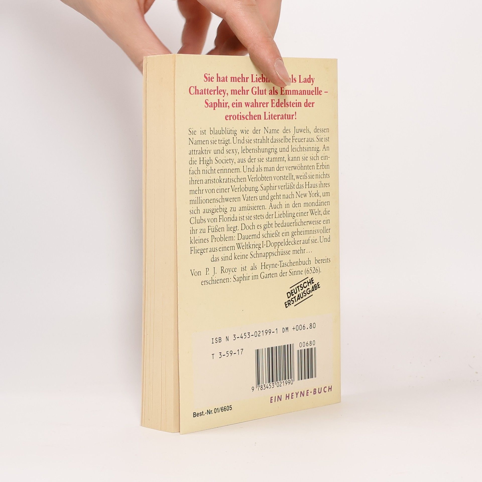 P. J. Royce Saphir und die Pikanterien der High Society