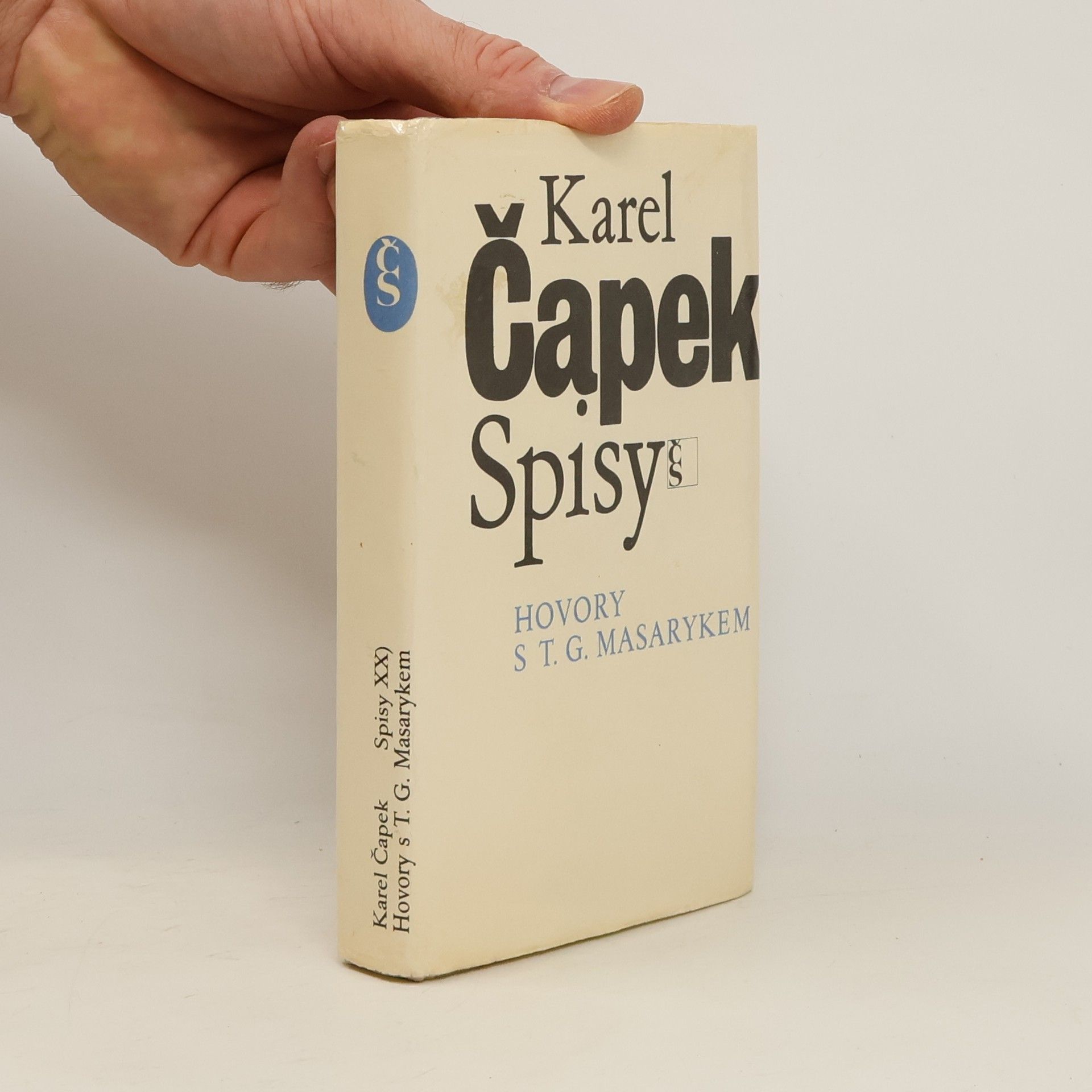 Karel Čapek Hovory s T. G. Masarykem