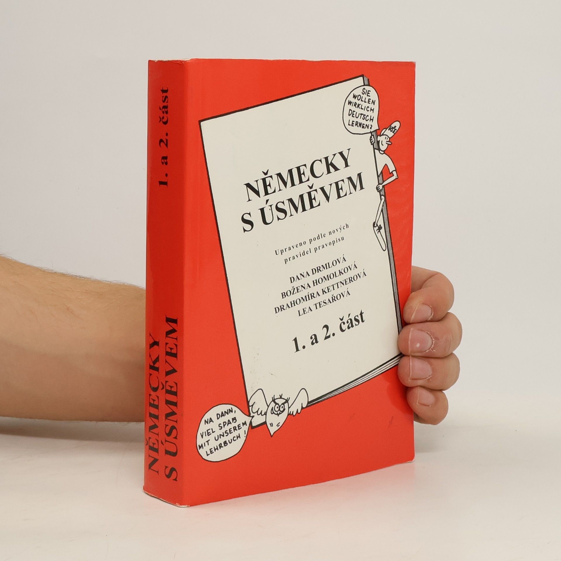 Německy s úsměvem : upraveno podle nových pravidel pravopisu. 1. a 2. část