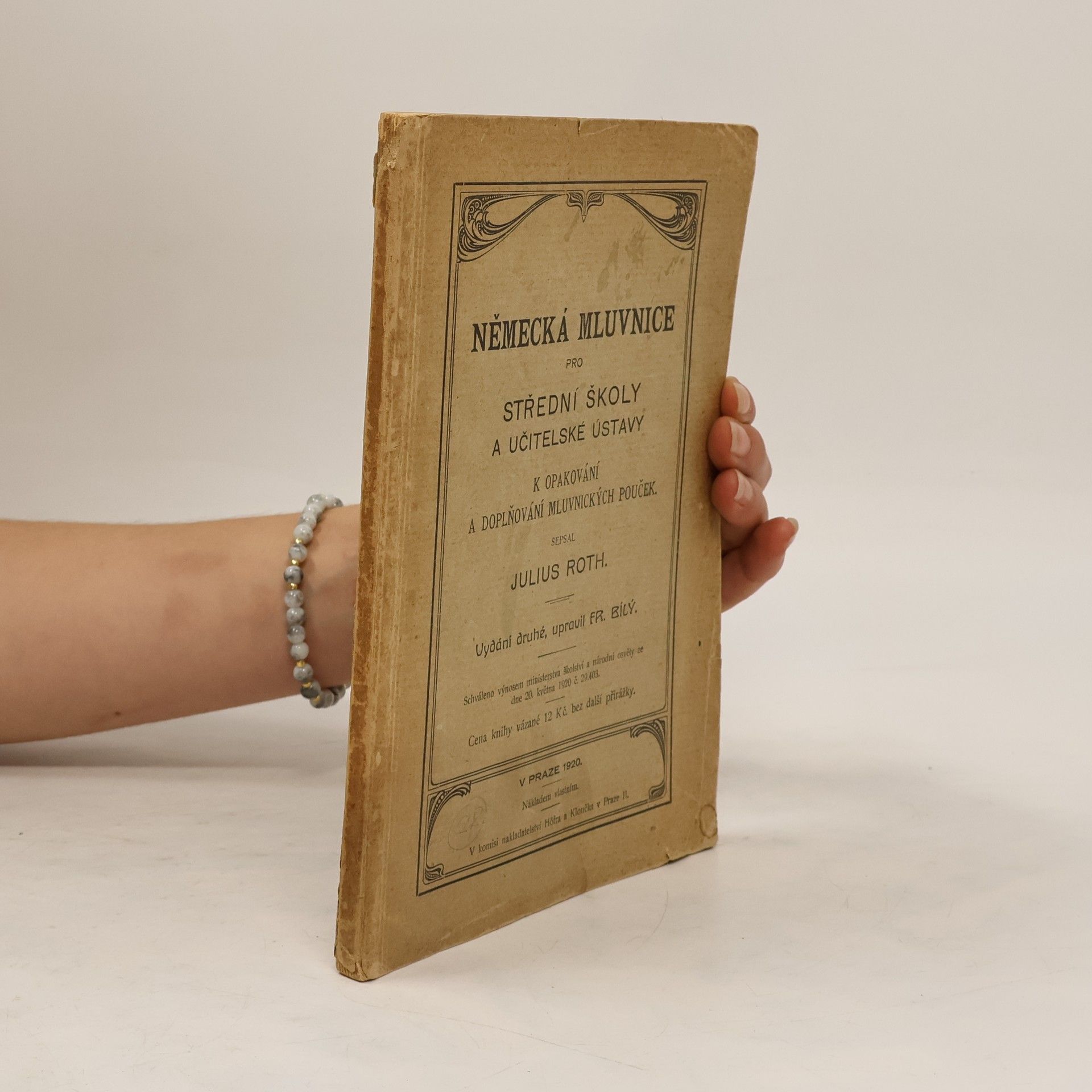 Německá mluvnice pro střední školy a učitelské ústavy