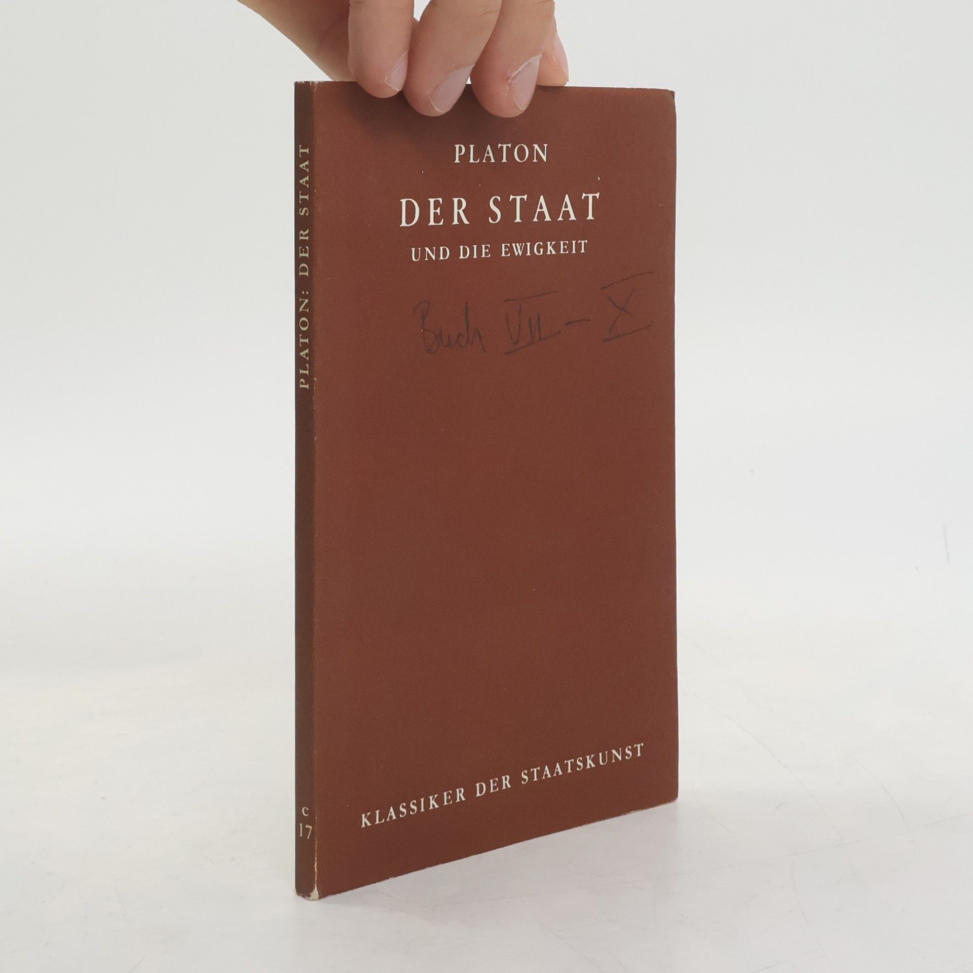 Platón Der Staat und die Ewigkeit