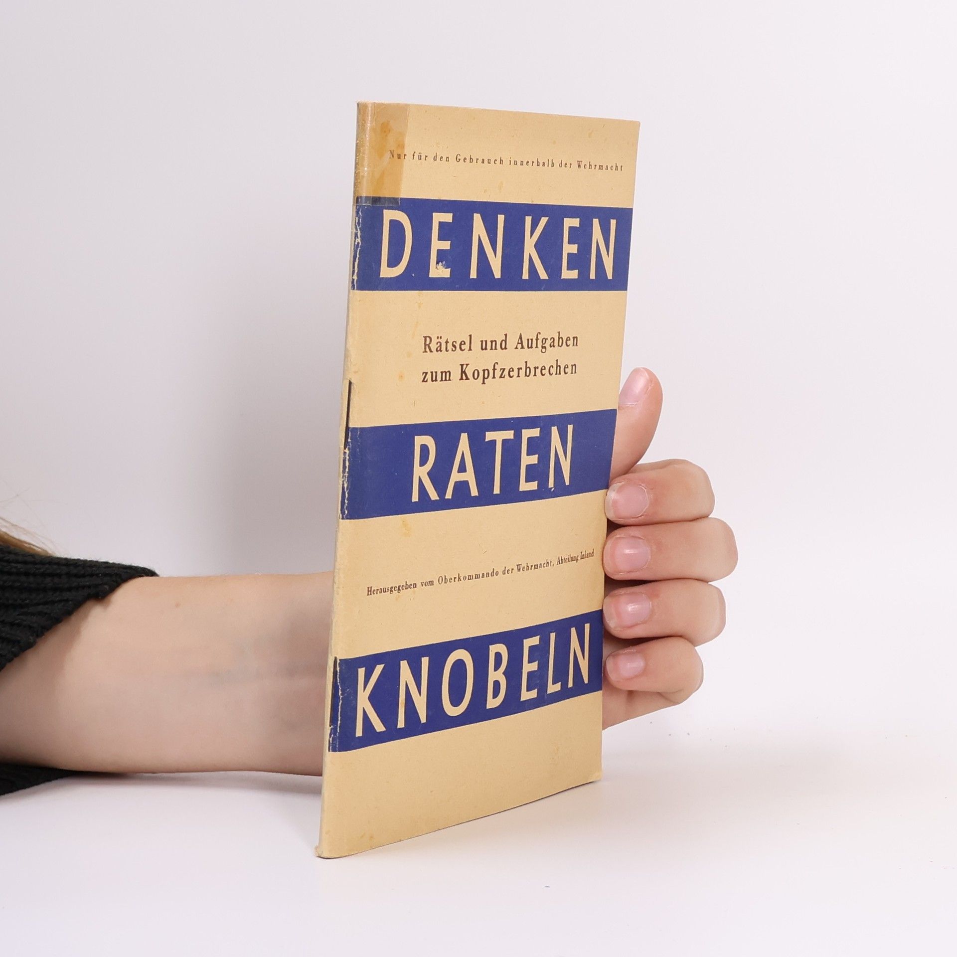 Diedrich Richter Denken, Raten, Knobeln
